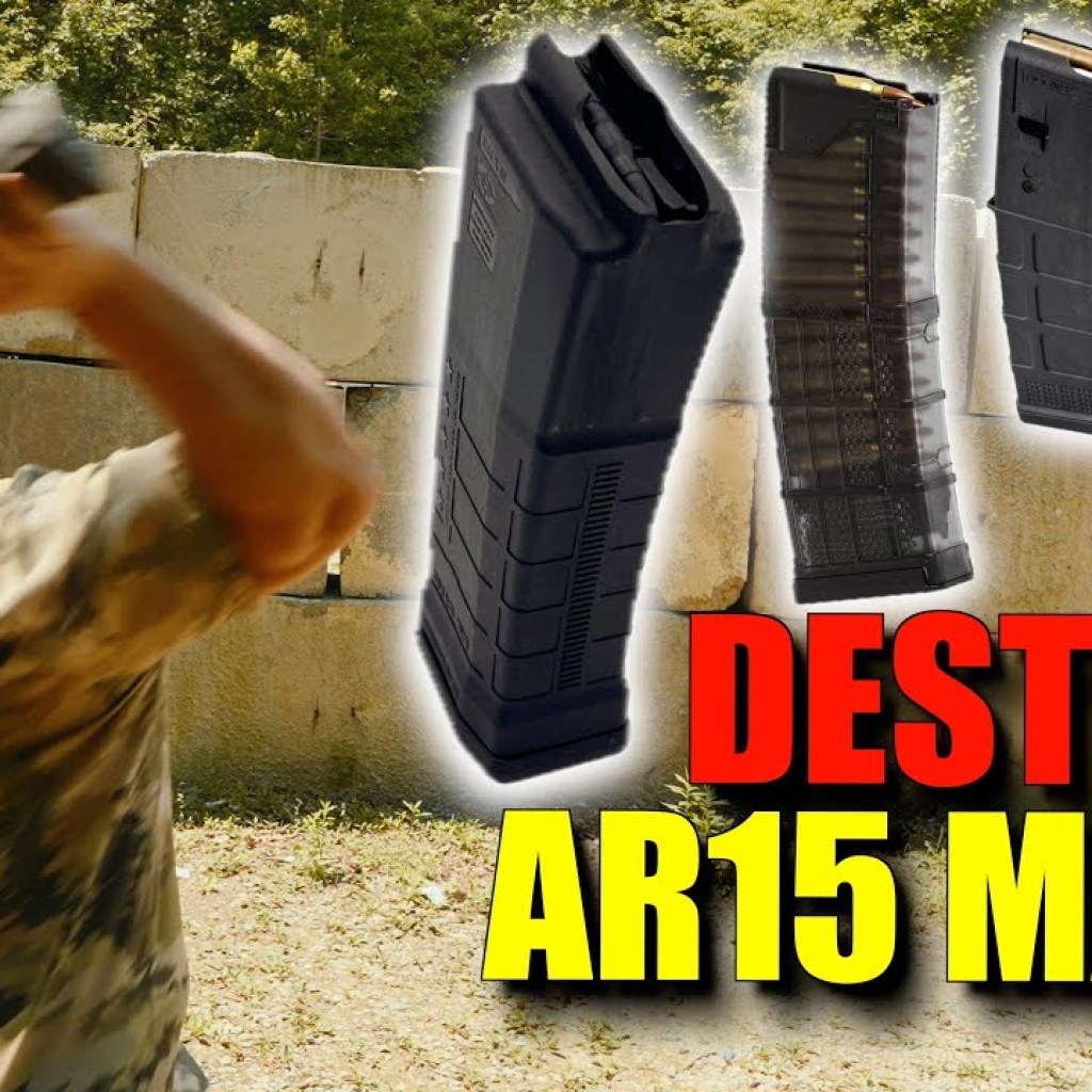 Destroying AR15 Mags for SCIENCE Destroying AR15 Mags for SCIENCE