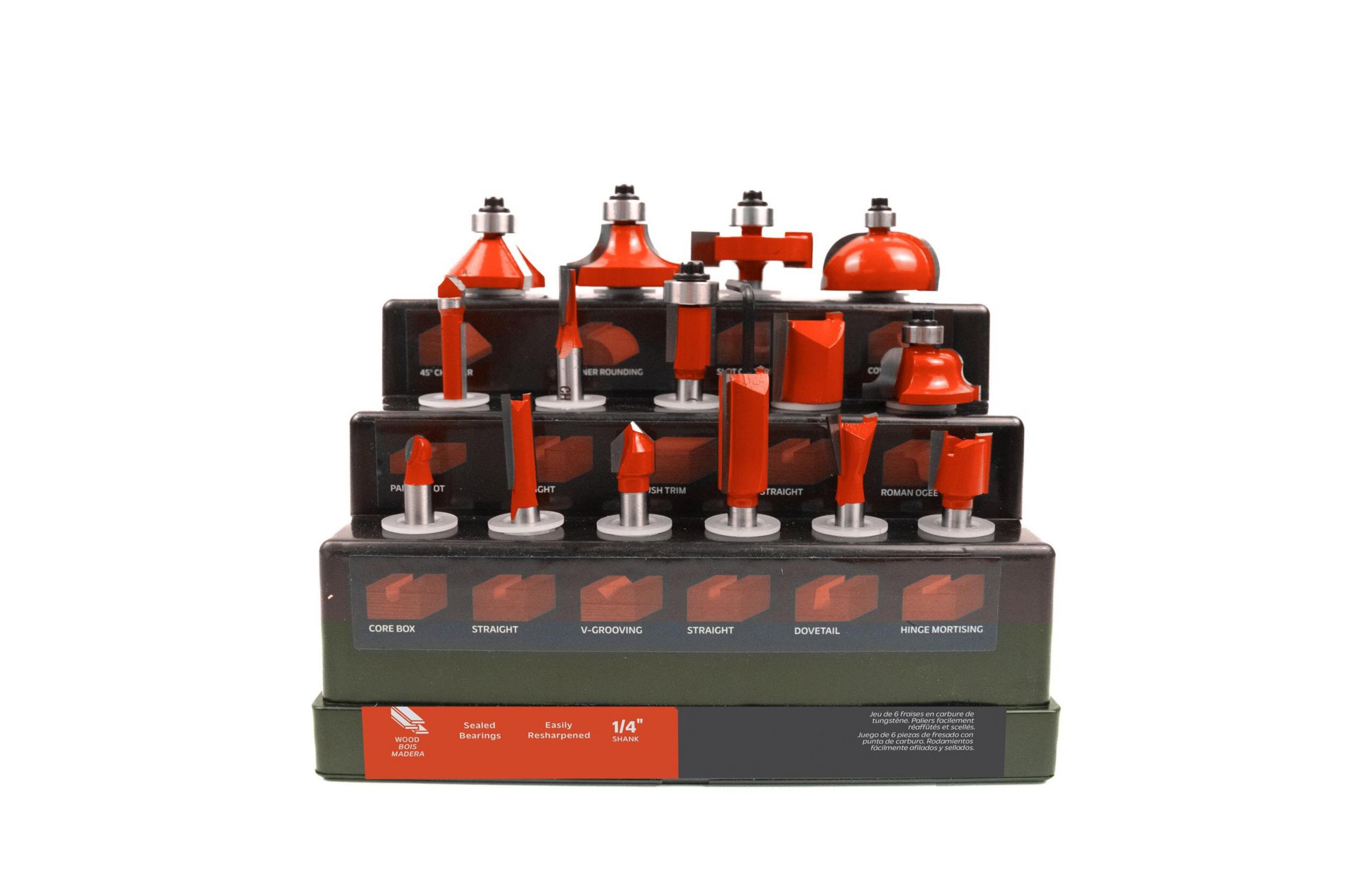 15 Piece Router Bit Set