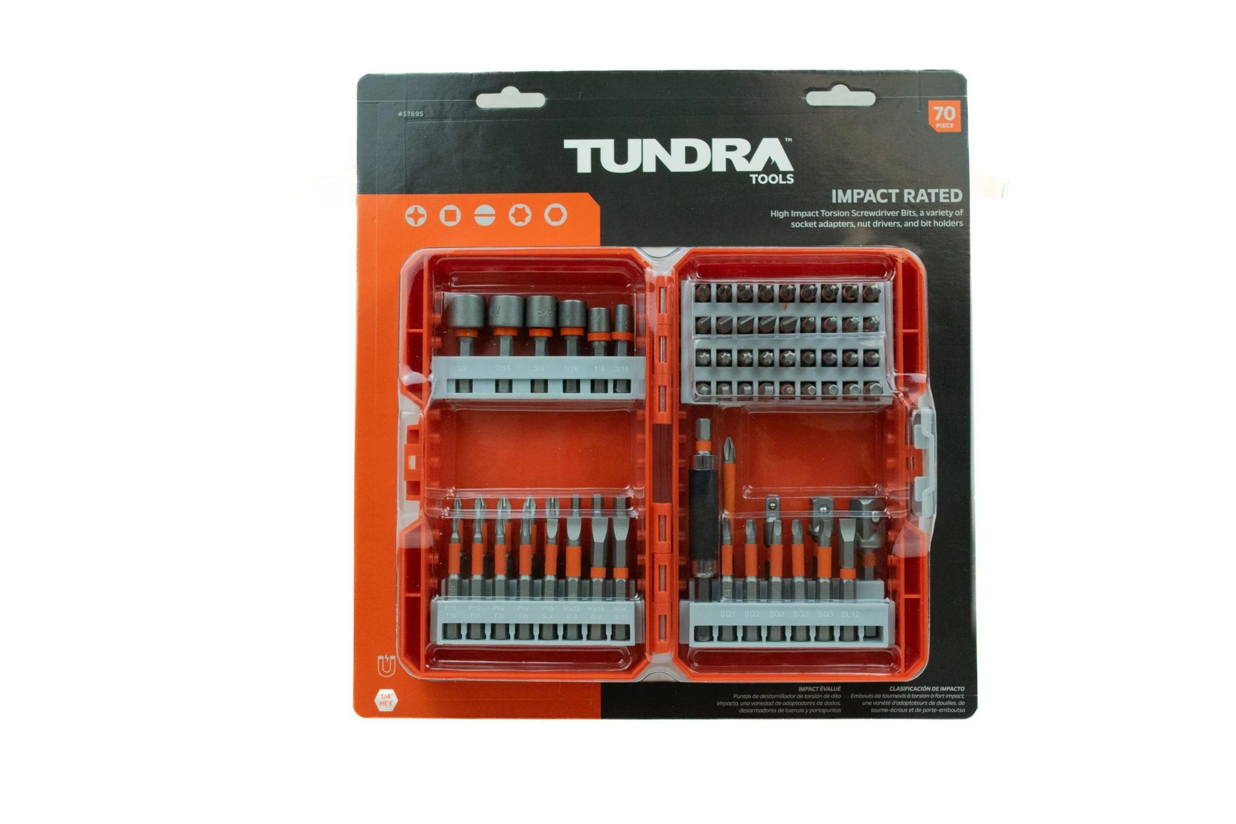 70 Piece Impact Screwdriving Bit Set