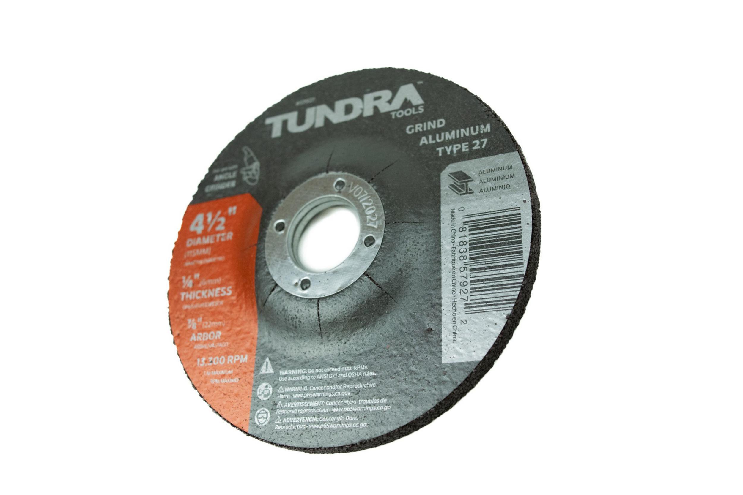 Type 27 (Aluminum) Abrasive Wheel