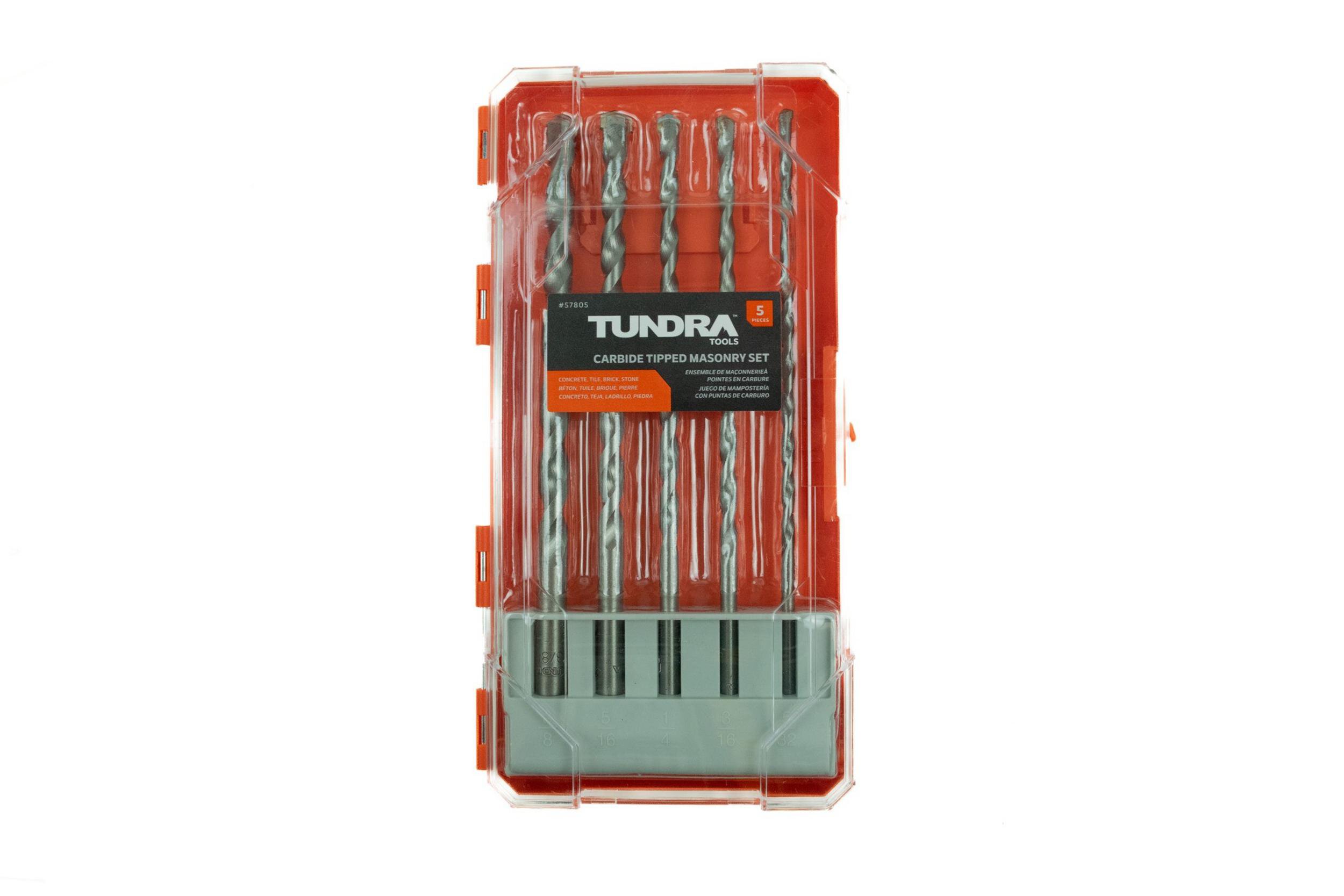 5 Piece Masonry Drill Bit Set