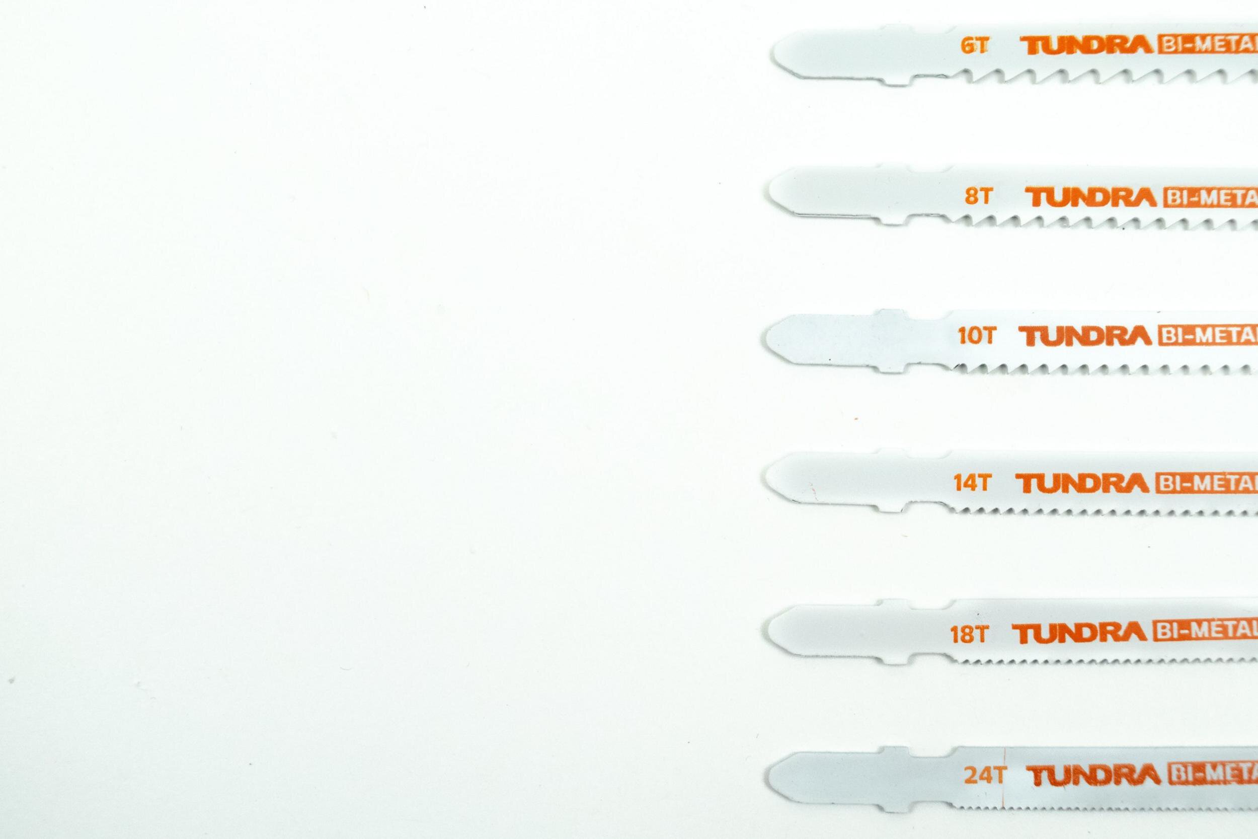 6 Piece T-Shank Bi-Metal Jig-Saw Set