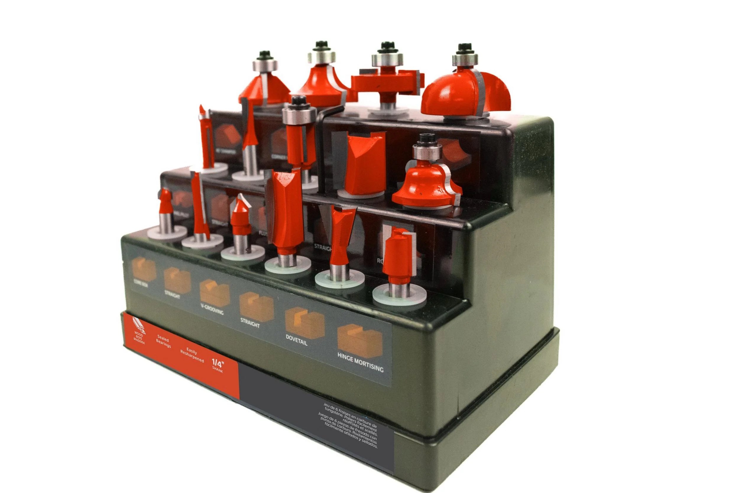 15 Piece Router Bit Set