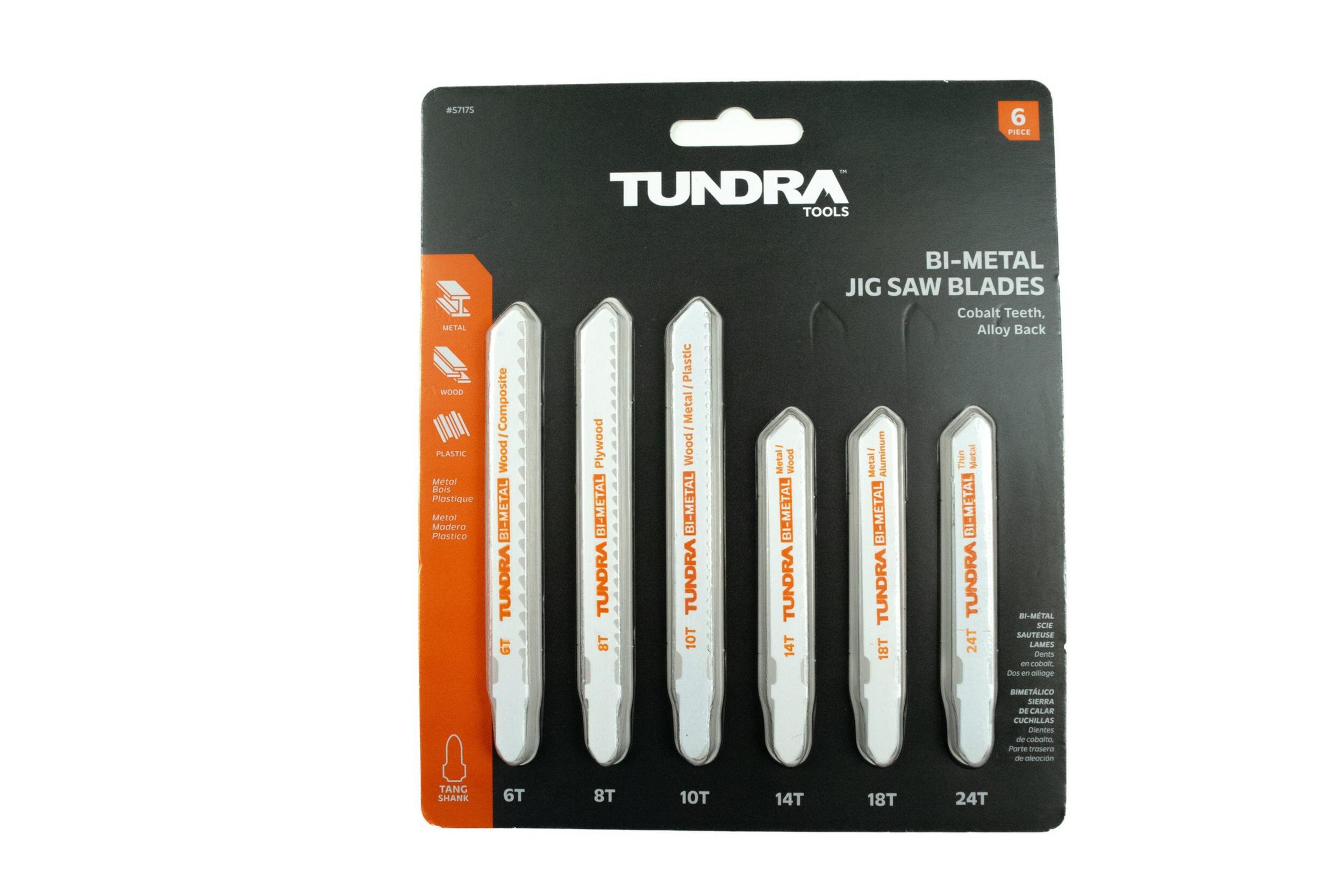6 Piece T-Shank Bi-Metal Jig-Saw Set