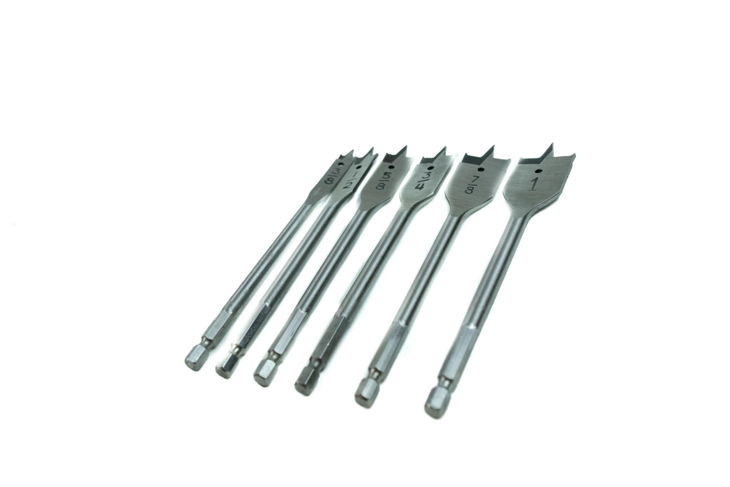 6 Piece Spade Bit Set