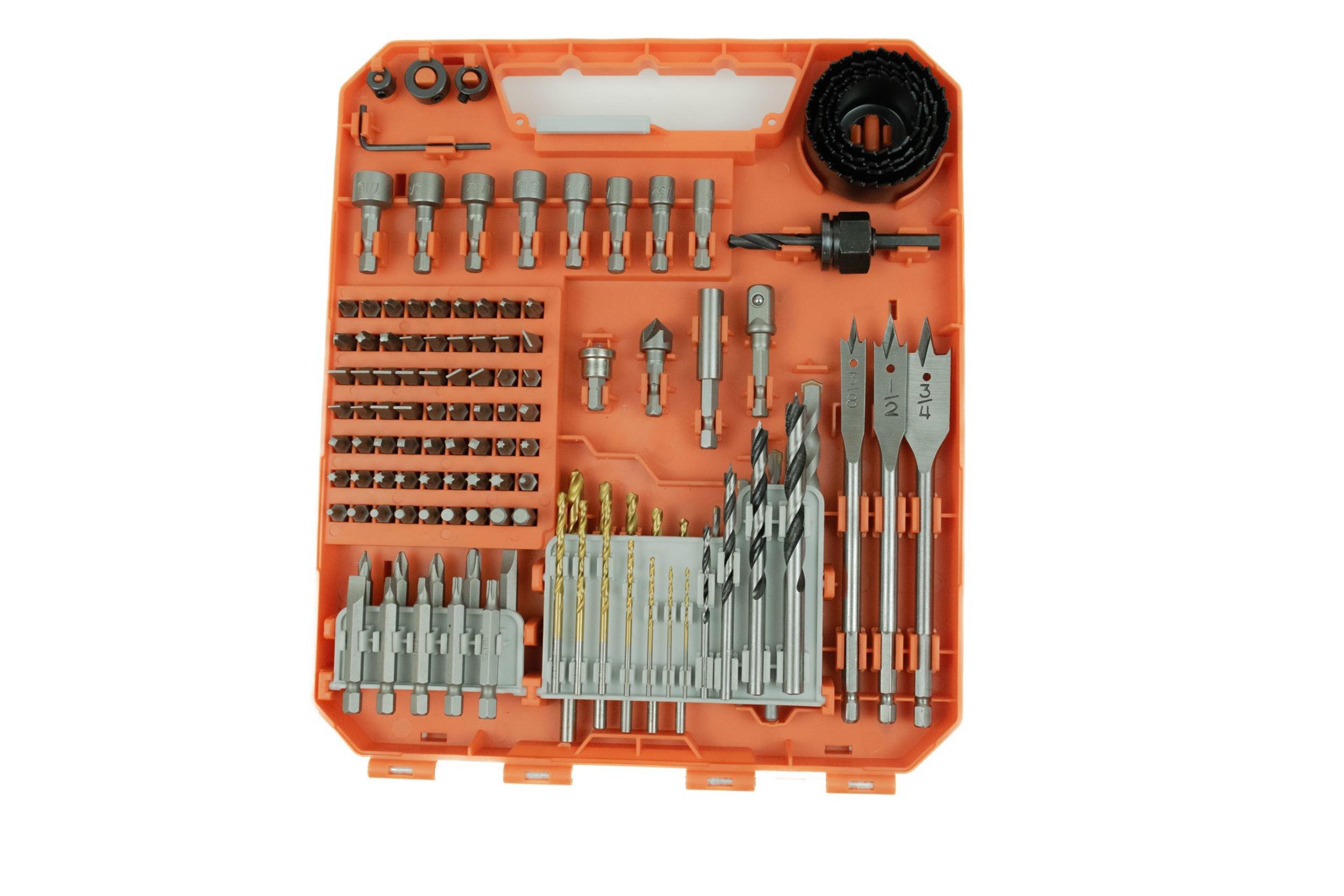 117 Piece Impact Screwdriving Bit Set