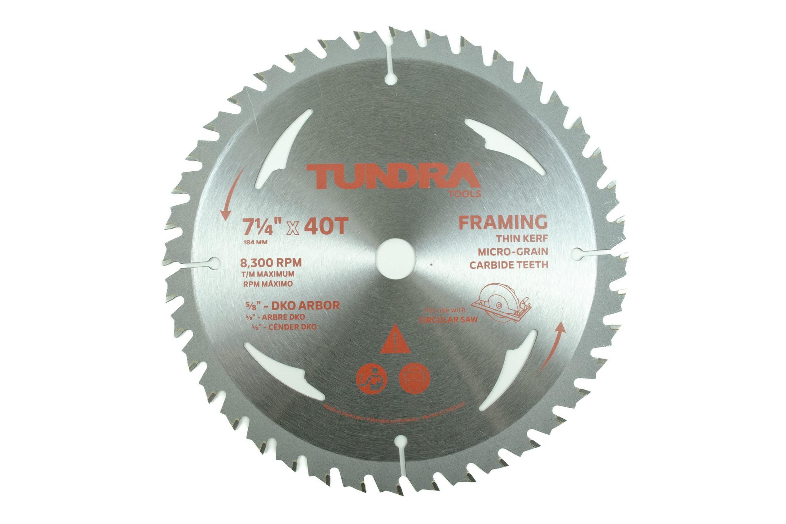 2 Piece Framing & Cross Cutting Circular Saw Blade Set