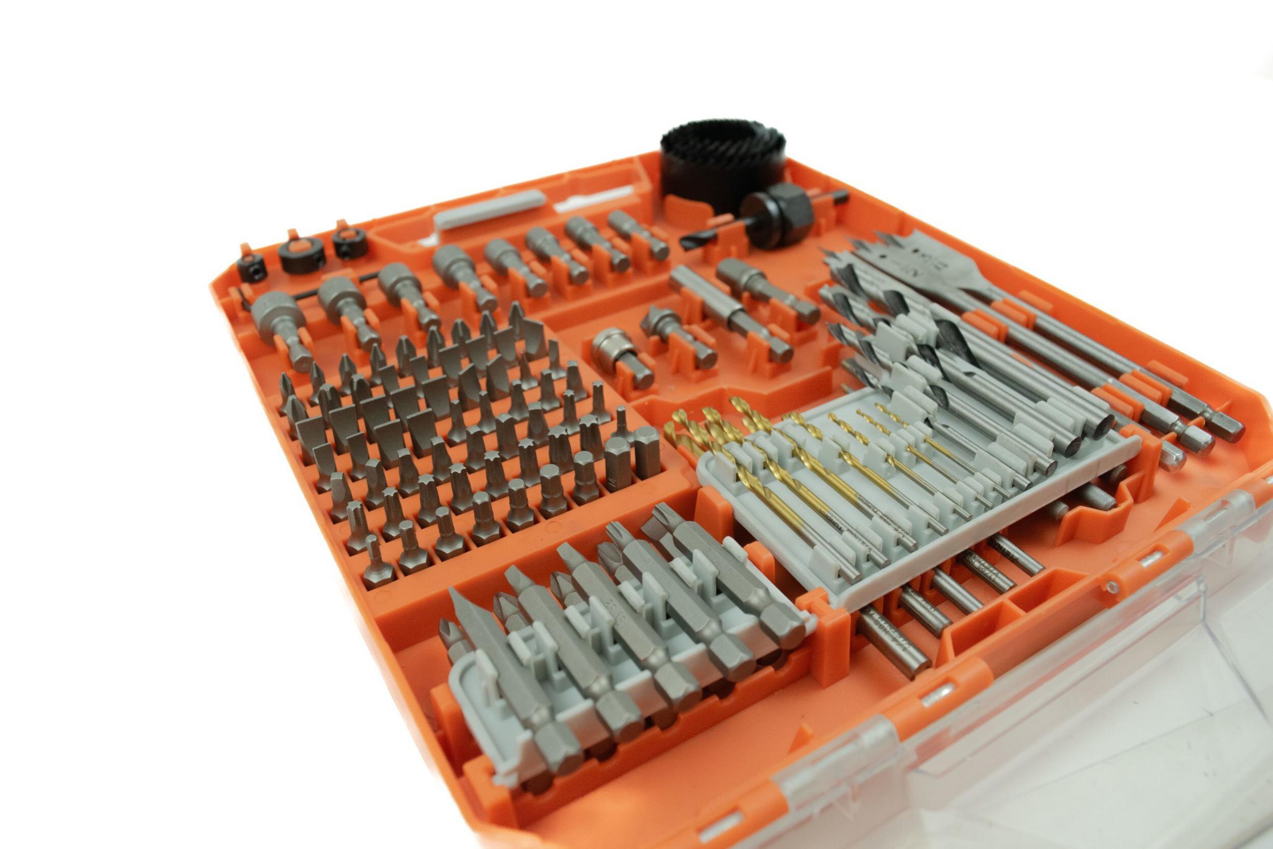 117 Piece Impact Screwdriving Bit Set