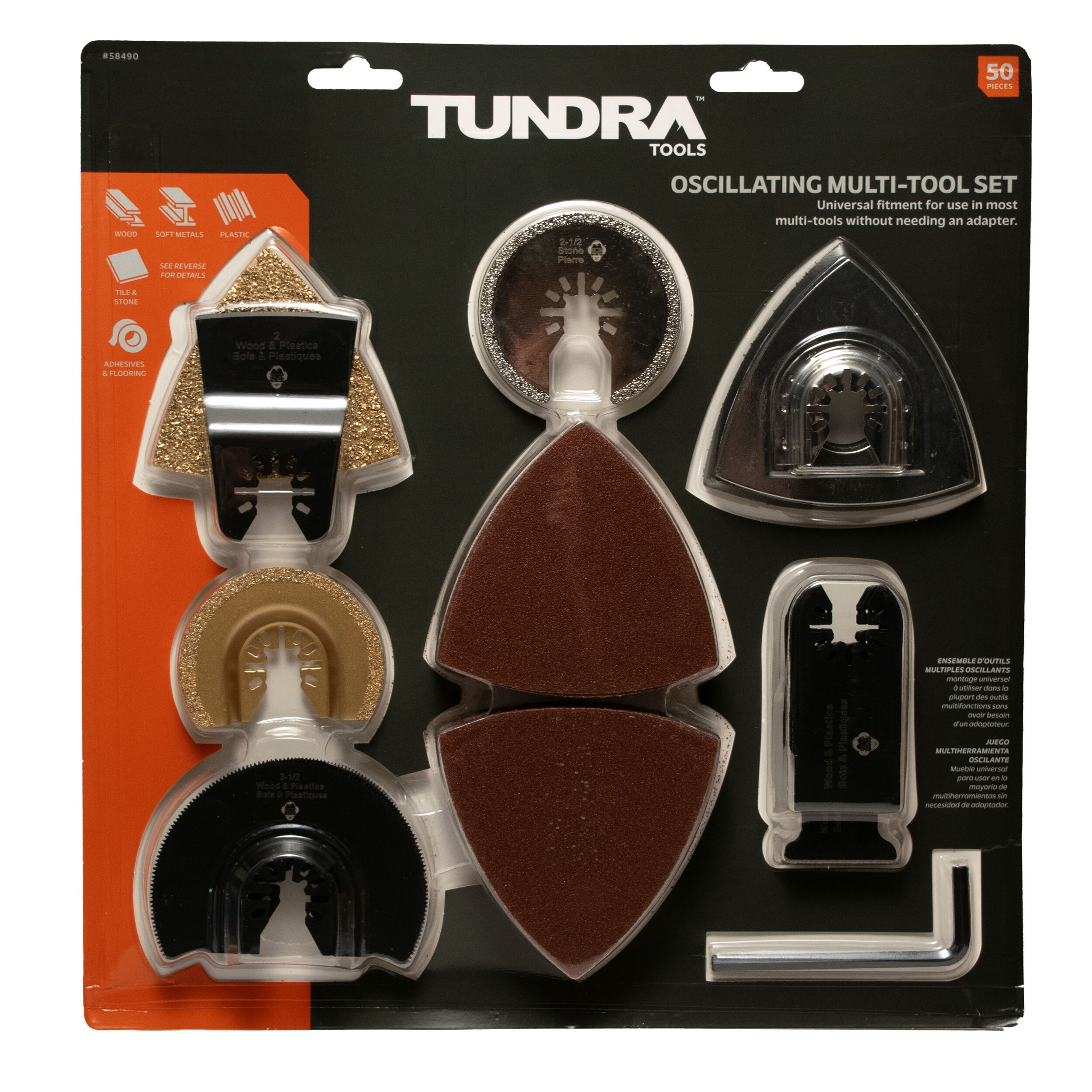 50 Piece Oscillating Multi-Tool Set