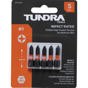 Impact Screwdriving Philips Bits 1″ 5 PAK Impact Screwdriving Philips Bits 1″ 5 PAK