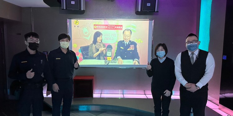 臺中七期大螢幕聯播 如影隨行宣導反詐騙 臺中七期大螢幕聯播 如影隨行宣導反詐騙