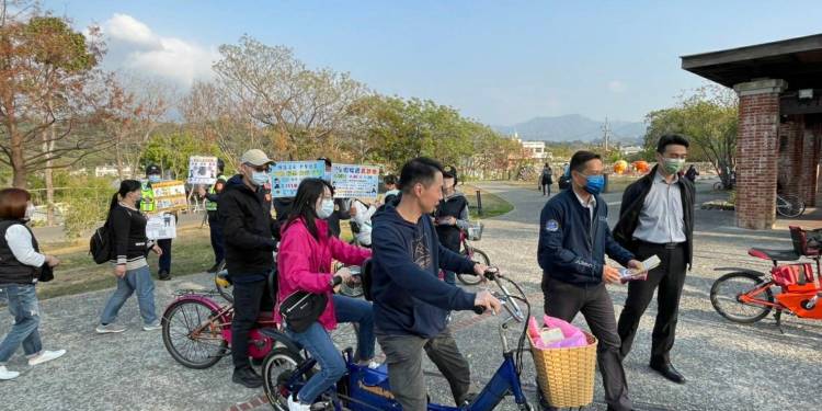 東勢警228連假 深入觀光景點反詐宣導 東勢警228連假 深入觀光景點反詐宣導