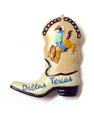 DALLAS BRONC/RIDER POLY MAGNET DALLAS BRONC/RIDER POLY MAGNET