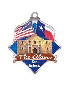 THE ALAMO CROSS FLAG FOIL KC THE ALAMO CROSS FLAG FOIL KC