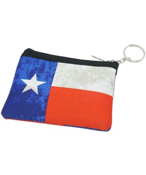 TX FLAG NEOPRENE PURSE KC TX FLAG NEOPRENE PURSE KC
