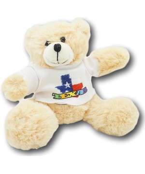 TX 7″ BEAR WHITE SHIRT TX 7″ BEAR WHITE SHIRT