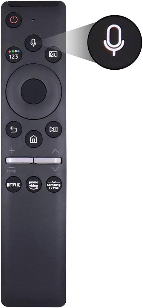 Voice Remote for Samsung Smart TV Remote Control Replacement BN59-01330A Fit for All Samsung Remote with Voice Function for Samsung Frame Crystal UHD Curved Neo QLED OLED Smart TVs Voice Remote for Samsung Smart TV Remote Control Replacement BN59-01330A Fit for All Samsung Remote with Voice Function for Samsung Frame Crystal UHD Curved Neo QLED OLED Smart TVs