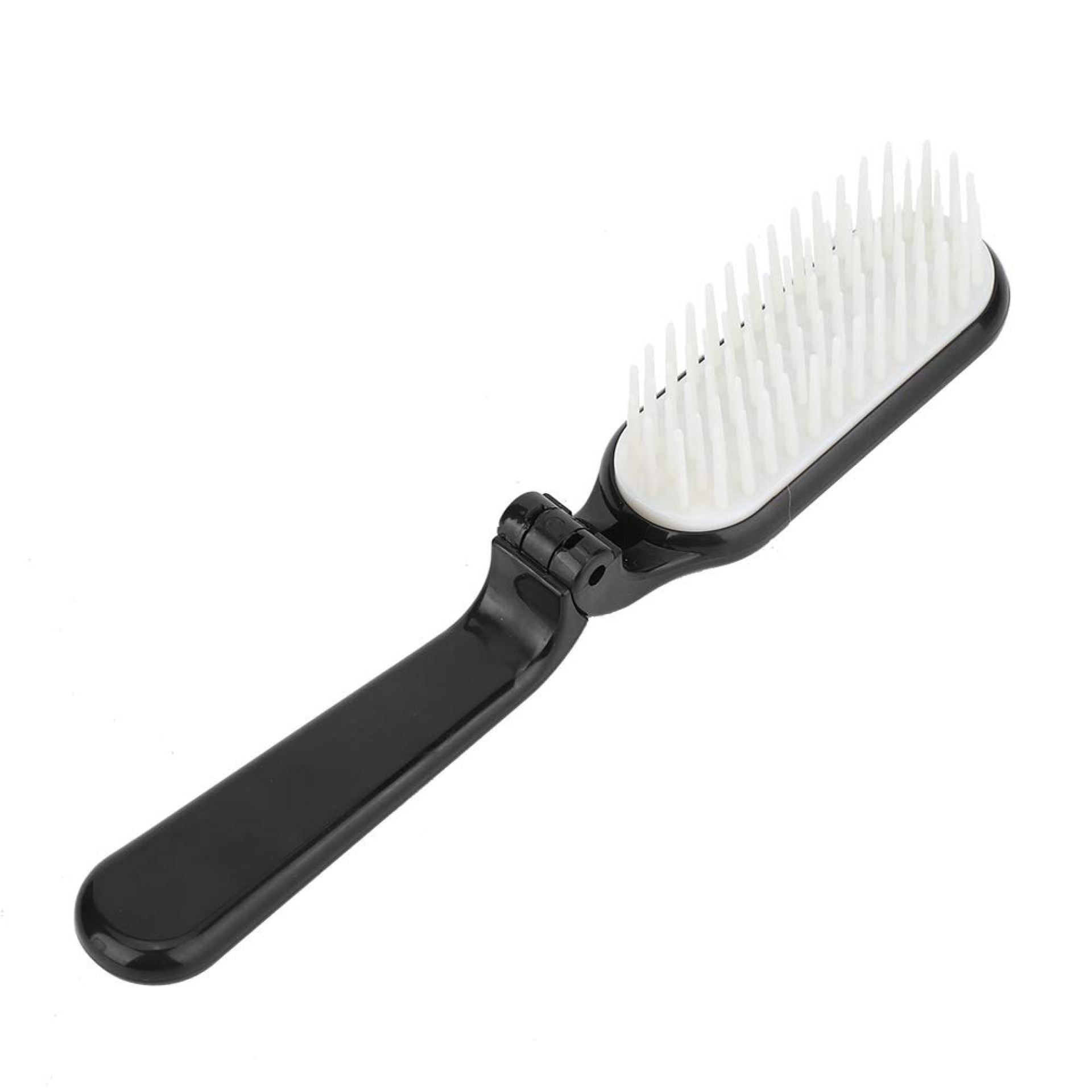 Raguso Comfortable Pocket Folding Brush Comb Scalp Massage Brush Comb for Daily Life for Travel for Hair Styling for Scalp Massage (Black) Raguso Comfortable Pocket Folding Brush Comb Scalp Massage Brush Comb for Daily Life for Travel for Hair Styling for Scalp Massage (Black)