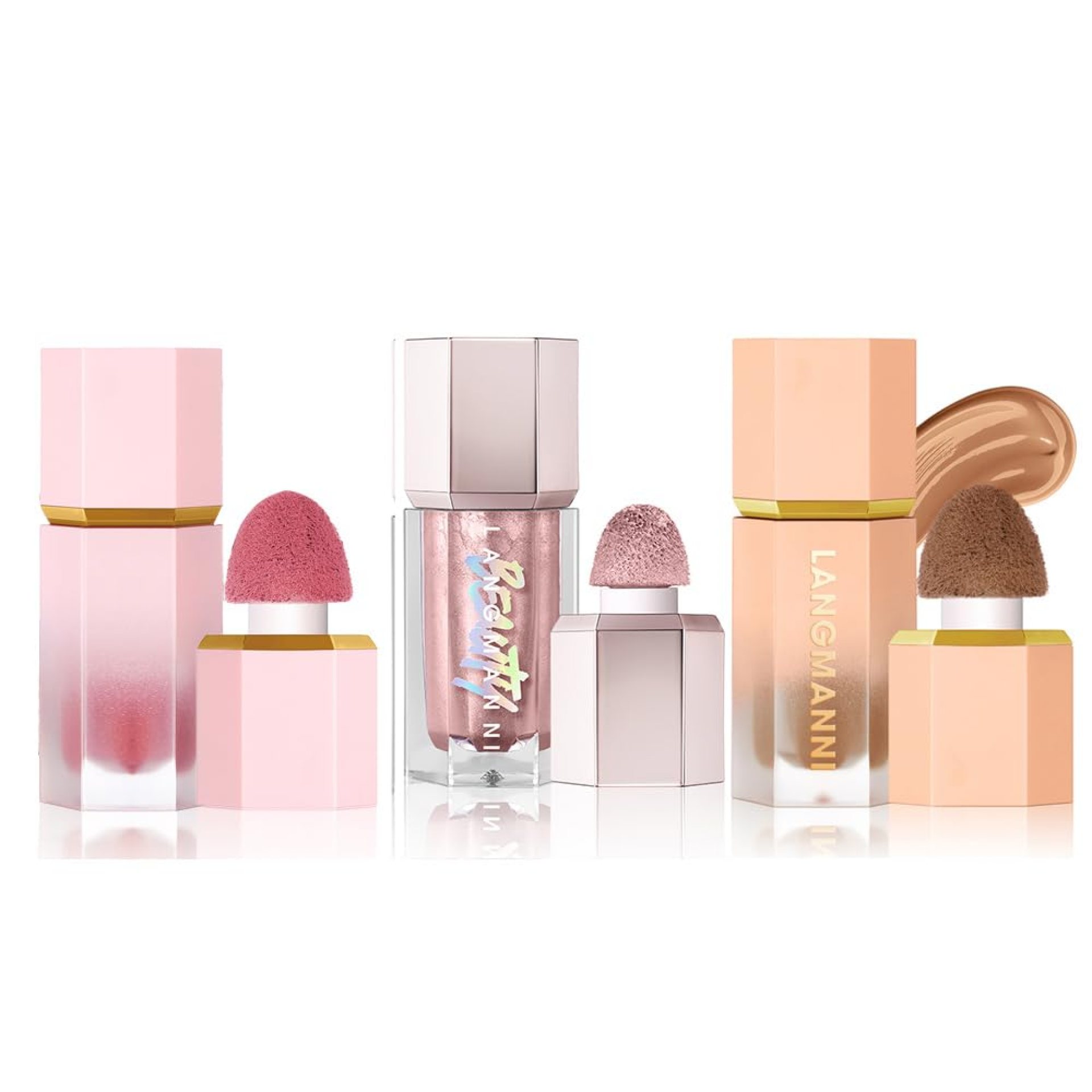 URQT Highly Pigmented Liquid Contour – Built-in Sponge Tip Sculpted Complexion Wand Contour Long Lasting Natural Buildable Highlighters Contour Contouring Bronzer (Contour+Blush+Highlighter) URQT Highly Pigmented Liquid Contour – Built-in Sponge Tip Sculpted Complexion Wand Contour Long Lasting Natural Buildable Highlighters Contour Contouring Bronzer (Contour+Blush+Highlighter)
