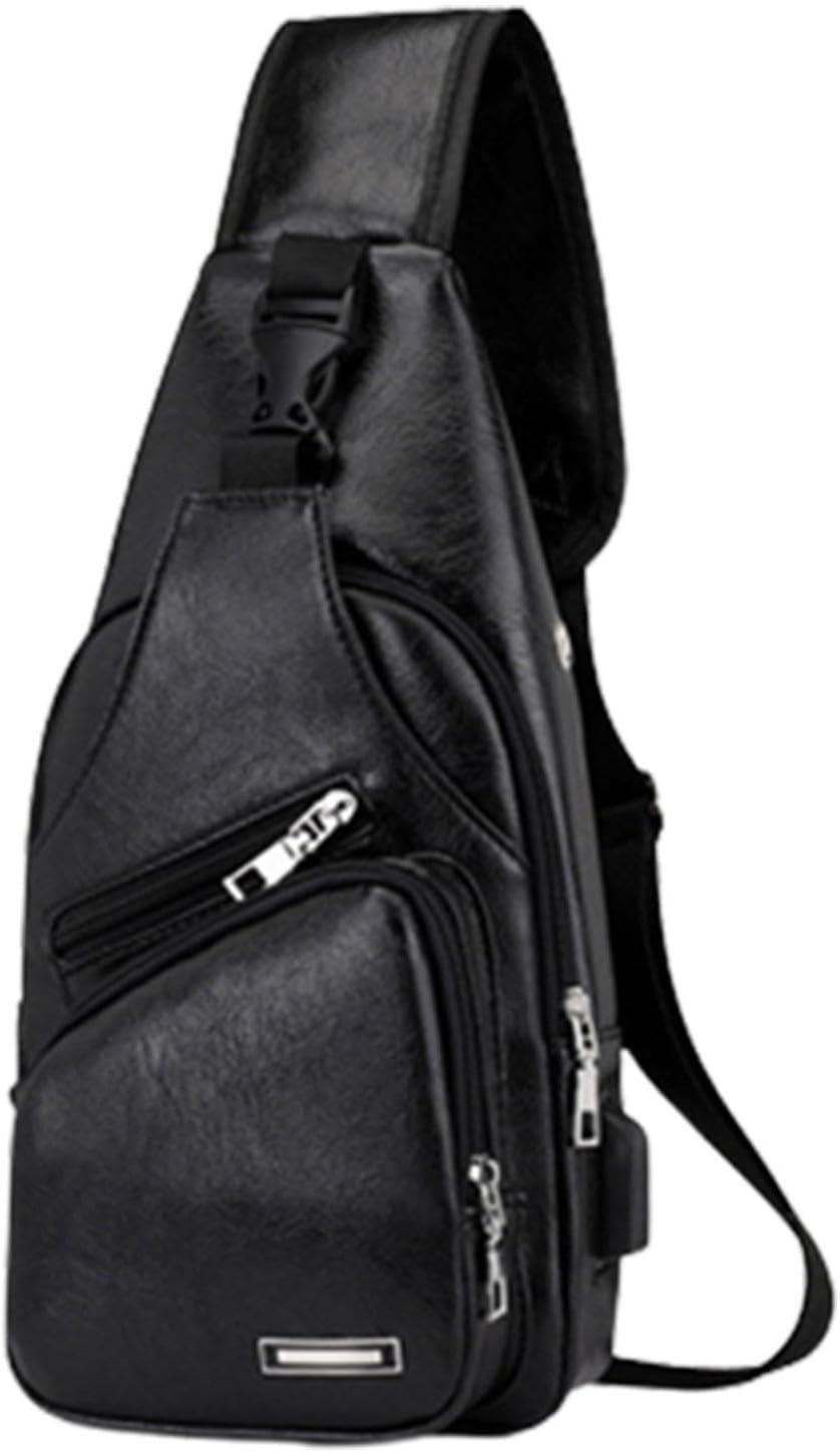 Liquidation Pallets, Daily Leather Large Sling Bag for Men, Chest Bags with Earphone Hole #2025 Liquidation Pallets, Daily Leather Large Sling Bag for Men, Chest Bags with Earphone Hole #2025