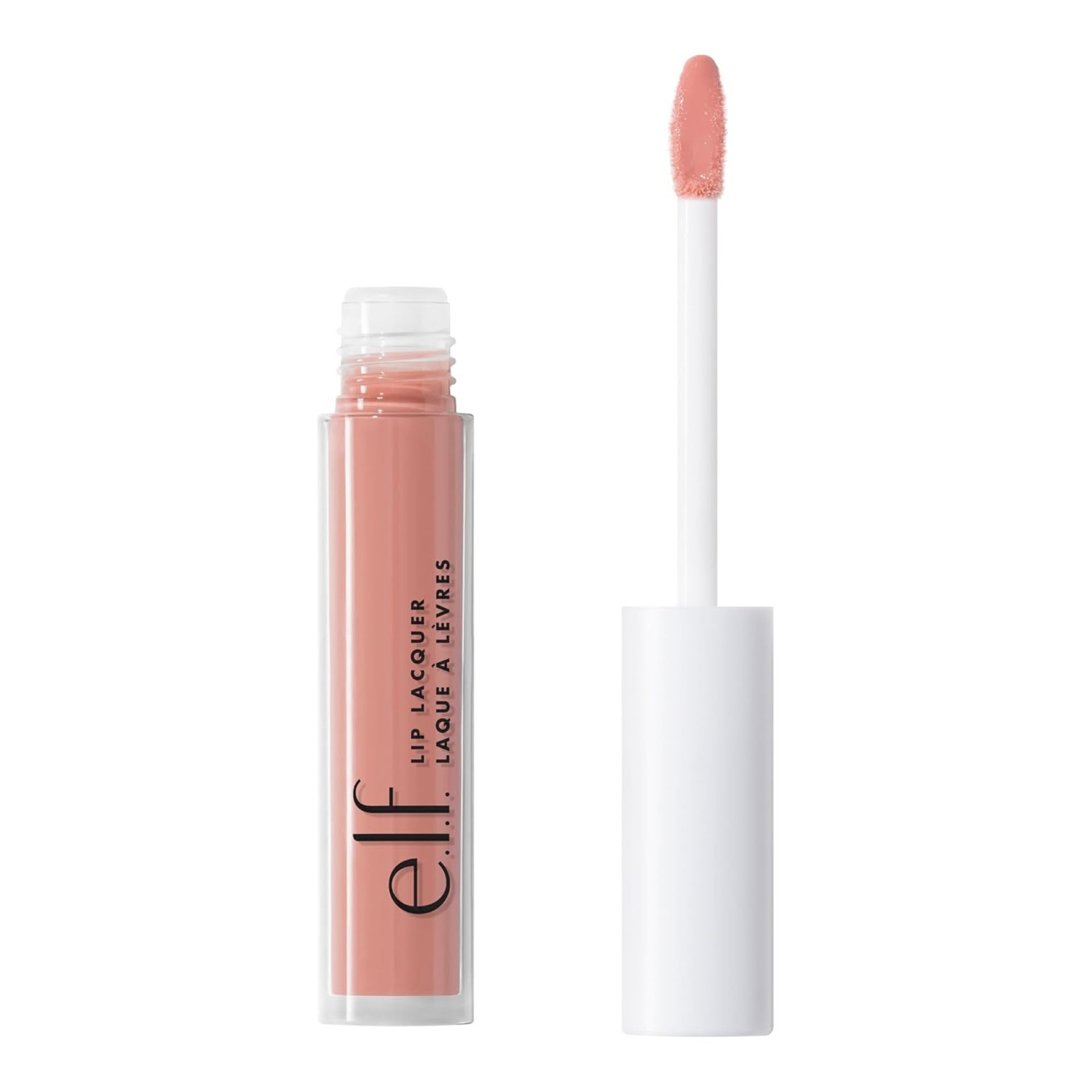 e.l.f. Lip Lacquer, Nourishing, Non-Sticky Ultra-Shine Lip Gloss With Sheer Color, Infused With Vitamins A & E, Vegan & Cruelty-Free, Whisper Pink e.l.f. Lip Lacquer, Nourishing, Non-Sticky Ultra-Shine Lip Gloss With Sheer Color, Infused With Vitamins A & E, Vegan & Cruelty-Free, Whisper Pink