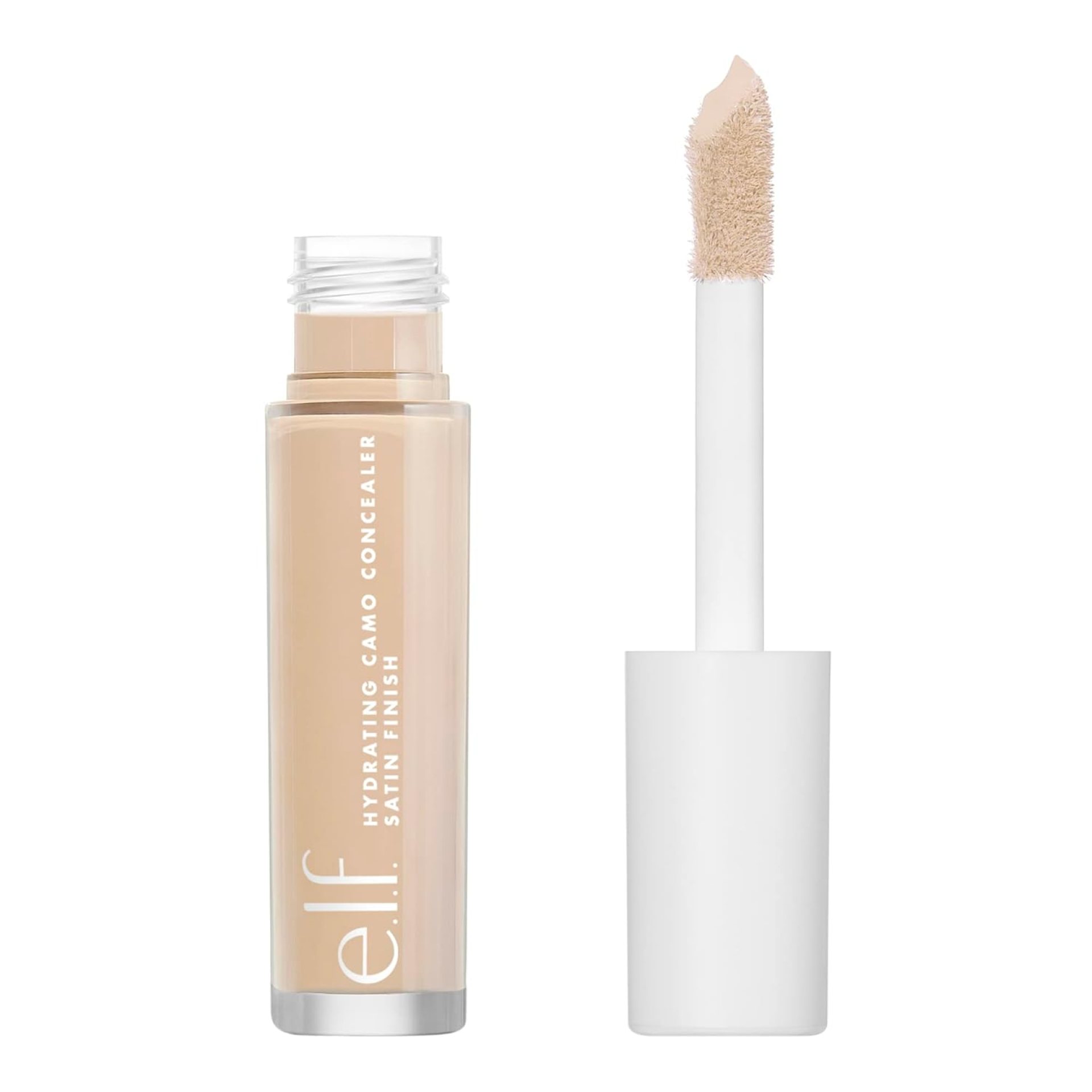 e.l.f. Hydrating Camo Concealer, Lightweight, Full Coverage, Long Lasting, Conceals, Corrects, Covers, Hydrates, Highlights, Light Sand, Satin Finish, 25 Shades, All-Day Wear, 0.20 Fl Oz e.l.f. Hydrating Camo Concealer, Lightweight, Full Coverage, Long Lasting, Conceals, Corrects, Covers, Hydrates, Highlights, Light Sand, Satin Finish, 25 Shades, All-Day Wear, 0.20 Fl Oz