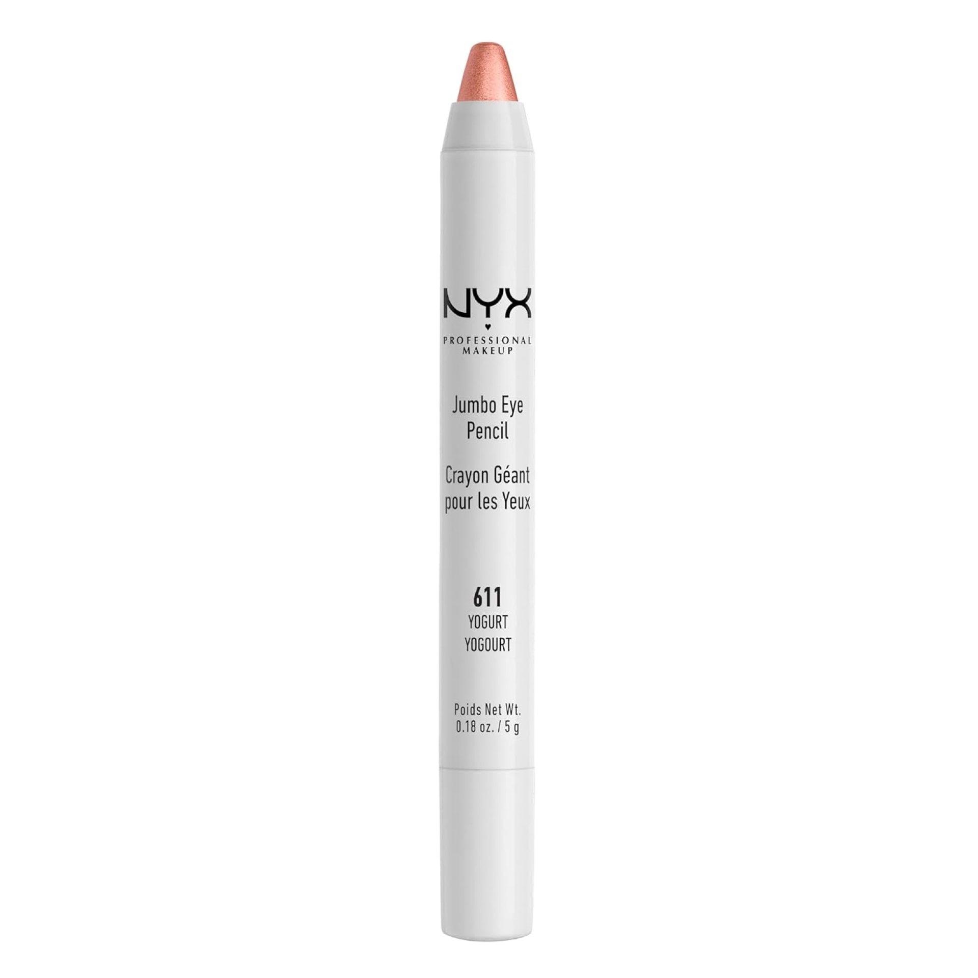 NYX PROFESSIONAL MAKEUP Jumbo Eye Pencil, Blendable Eyeshadow Stick & Eyeliner Pencil – Yogurt NYX PROFESSIONAL MAKEUP Jumbo Eye Pencil, Blendable Eyeshadow Stick & Eyeliner Pencil – Yogurt
