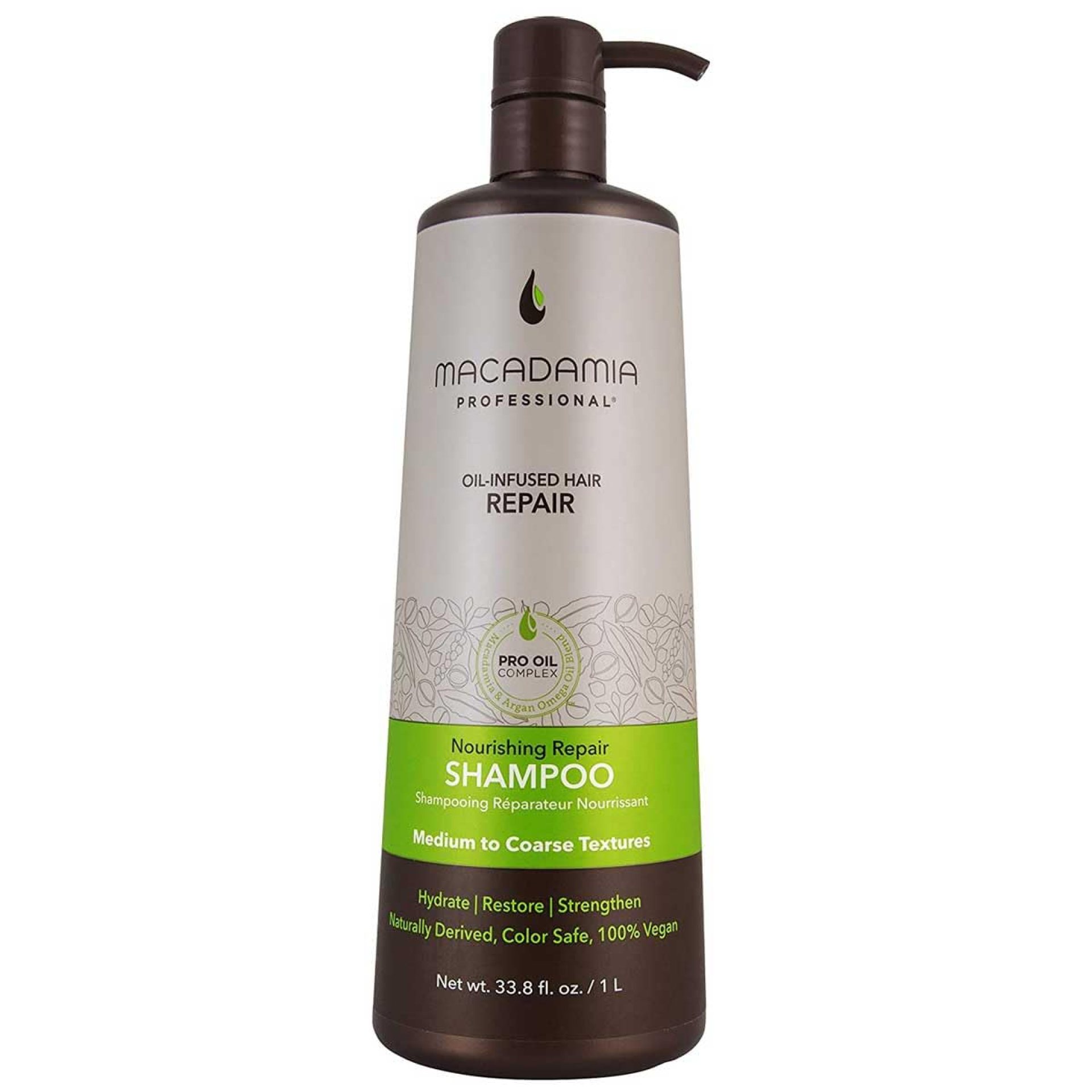 Nourishing Repair Shampoo 33.8oz Macadamia Professional Macadamia Oil and Argan Oil for Hydration, Shine, and Color Protection Nourishing Repair Shampoo 33.8oz Macadamia Professional Macadamia Oil and Argan Oil for Hydration, Shine, and Color Protection