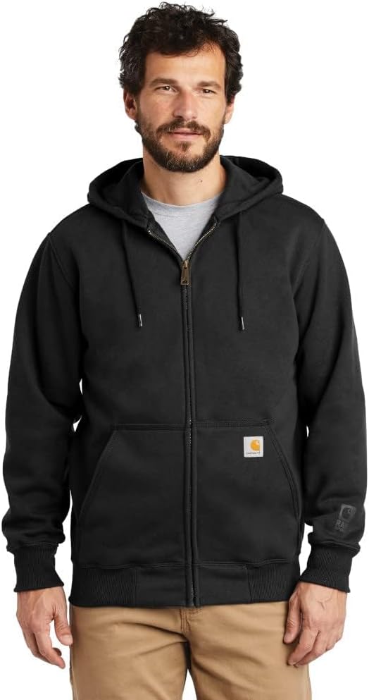 Carhartt Men’s Rain Defender Loose Fit Heavyweight Full-Zip Sweatshirt Carhartt Men’s Rain Defender Loose Fit Heavyweight Full-Zip Sweatshirt