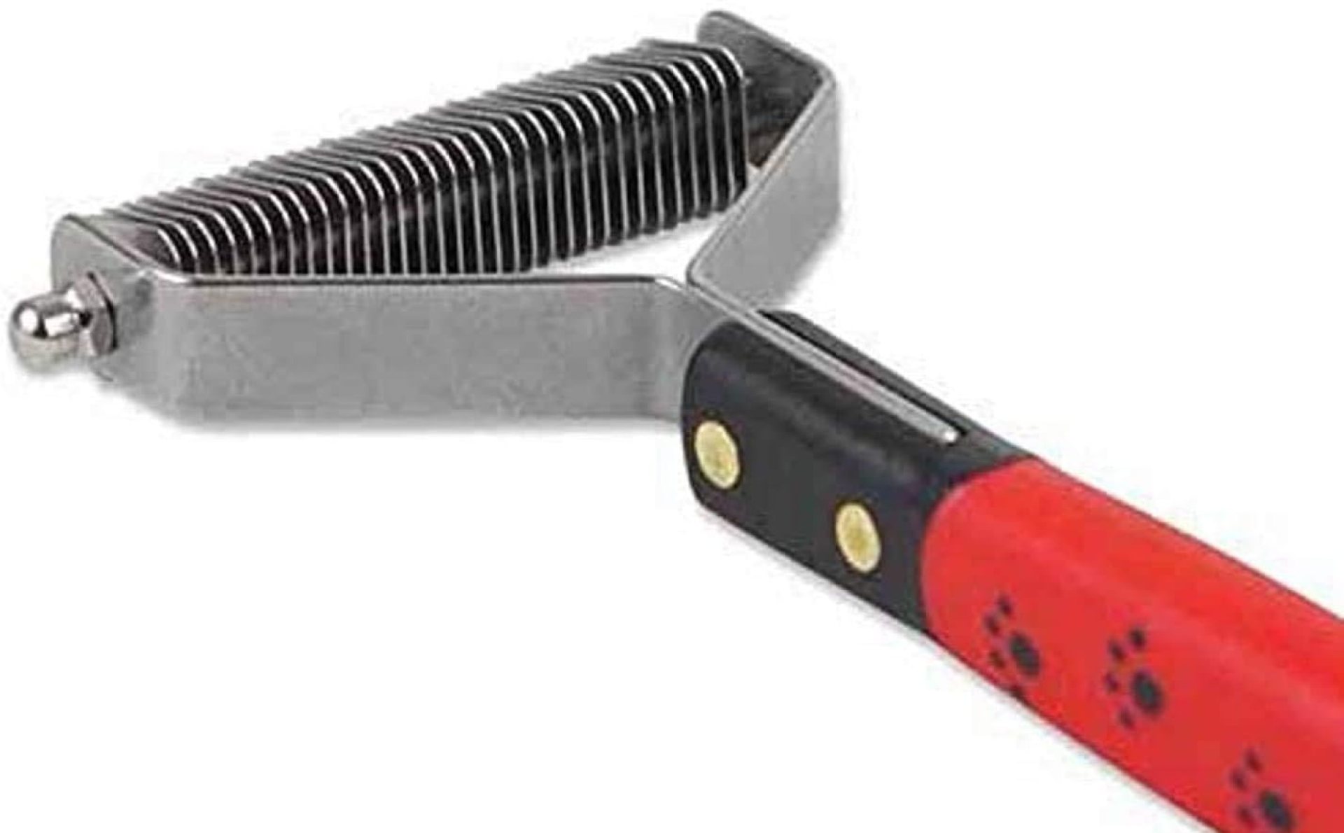 RYAN’S PET SUPPLIES Paw Brothers 32 Blade Extra Fine Double Wide Dematting Undercoat Rake for Dogs and Cats, Professional Grade, Dog Shedding Brush, Stainless Steel Blades, Rounded Gentle Teeth RYAN’S PET SUPPLIES Paw Brothers 32 Blade Extra Fine Double Wide Dematting Undercoat Rake for Dogs and Cats, Professional Grade, Dog Shedding Brush, Stainless Steel Blades, Rounded Gentle Teeth