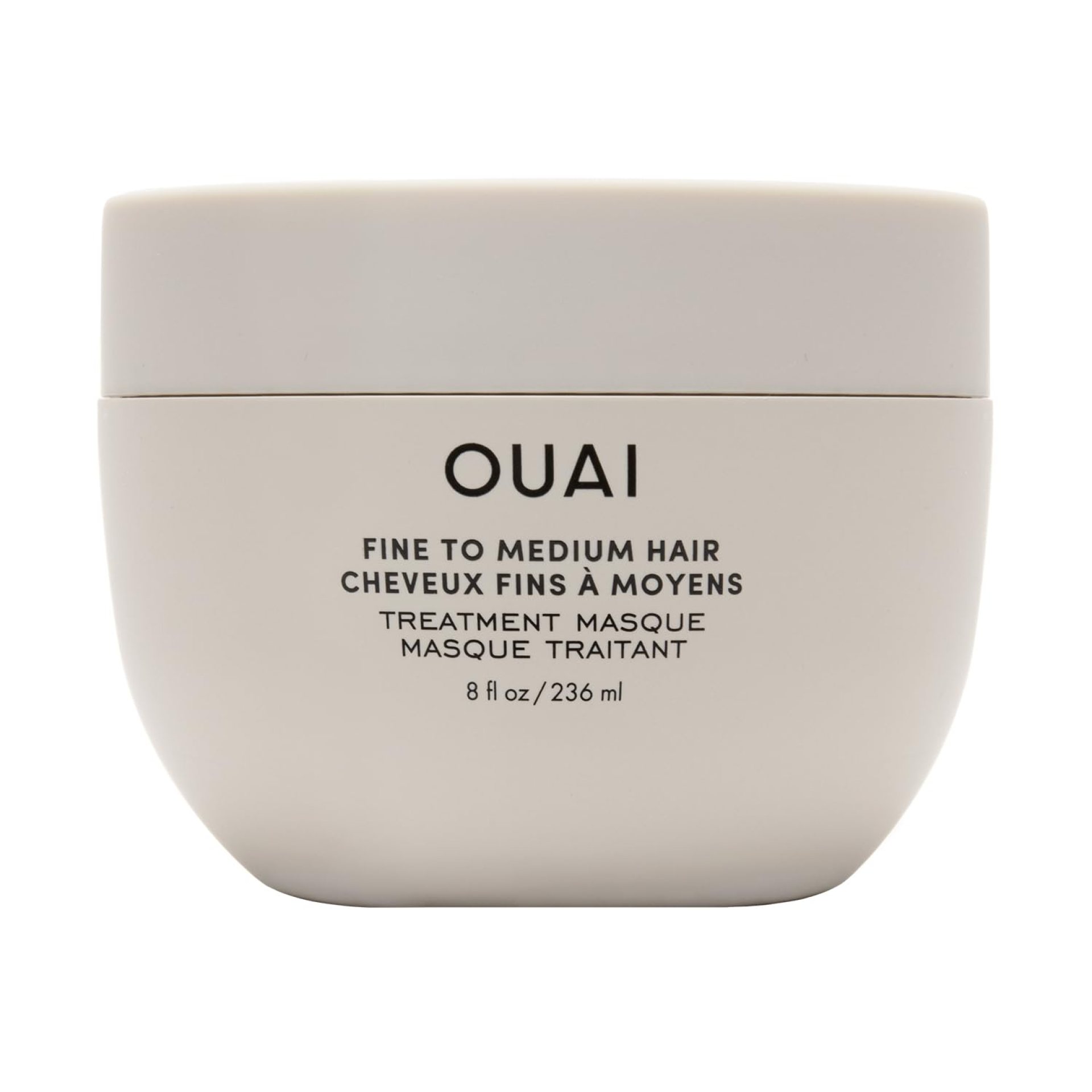 OUAI Fine to Medium Hair Treatment Masque – Hair Mask for Hair Repair, Hydration and Shine – With Shea Butter, Keratin and Panthenol – Paraben, Phthalate and Sulfate Free Hair Care (8 Fl Oz) OUAI Fine to Medium Hair Treatment Masque – Hair Mask for Hair Repair, Hydration and Shine – With Shea Butter, Keratin and Panthenol – Paraben, Phthalate and Sulfate Free Hair Care (8 Fl Oz)