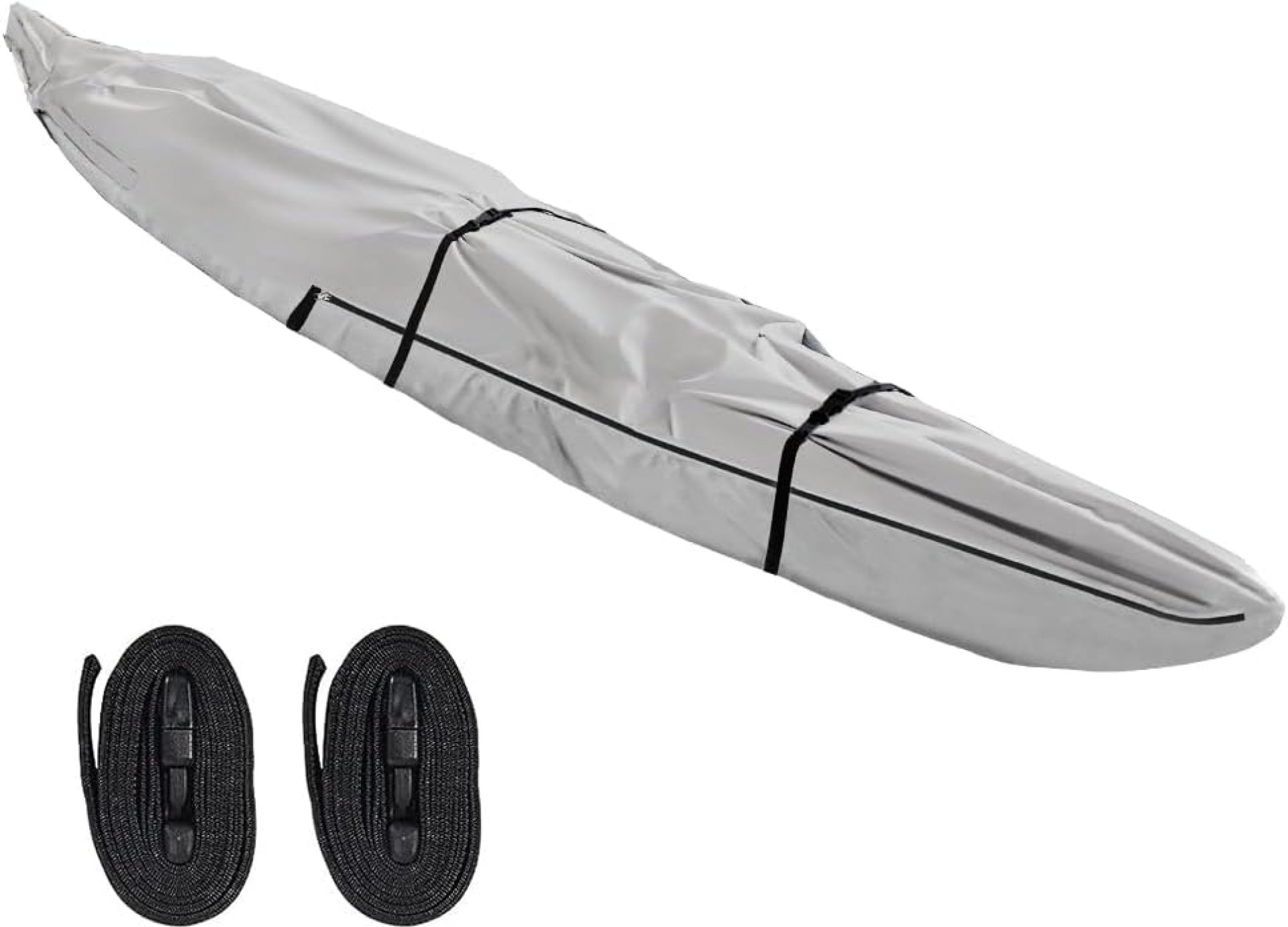 600D Fade and Tear Resistant Trailerable Kayak Cover with Waterproof Zipper, Waterproof & UV-proof Heavy Duty Canoe Cover for Indoor/Outdoor Storage 600D Fade and Tear Resistant Trailerable Kayak Cover with Waterproof Zipper, Waterproof & UV-proof Heavy Duty Canoe Cover for Indoor/Outdoor Storage