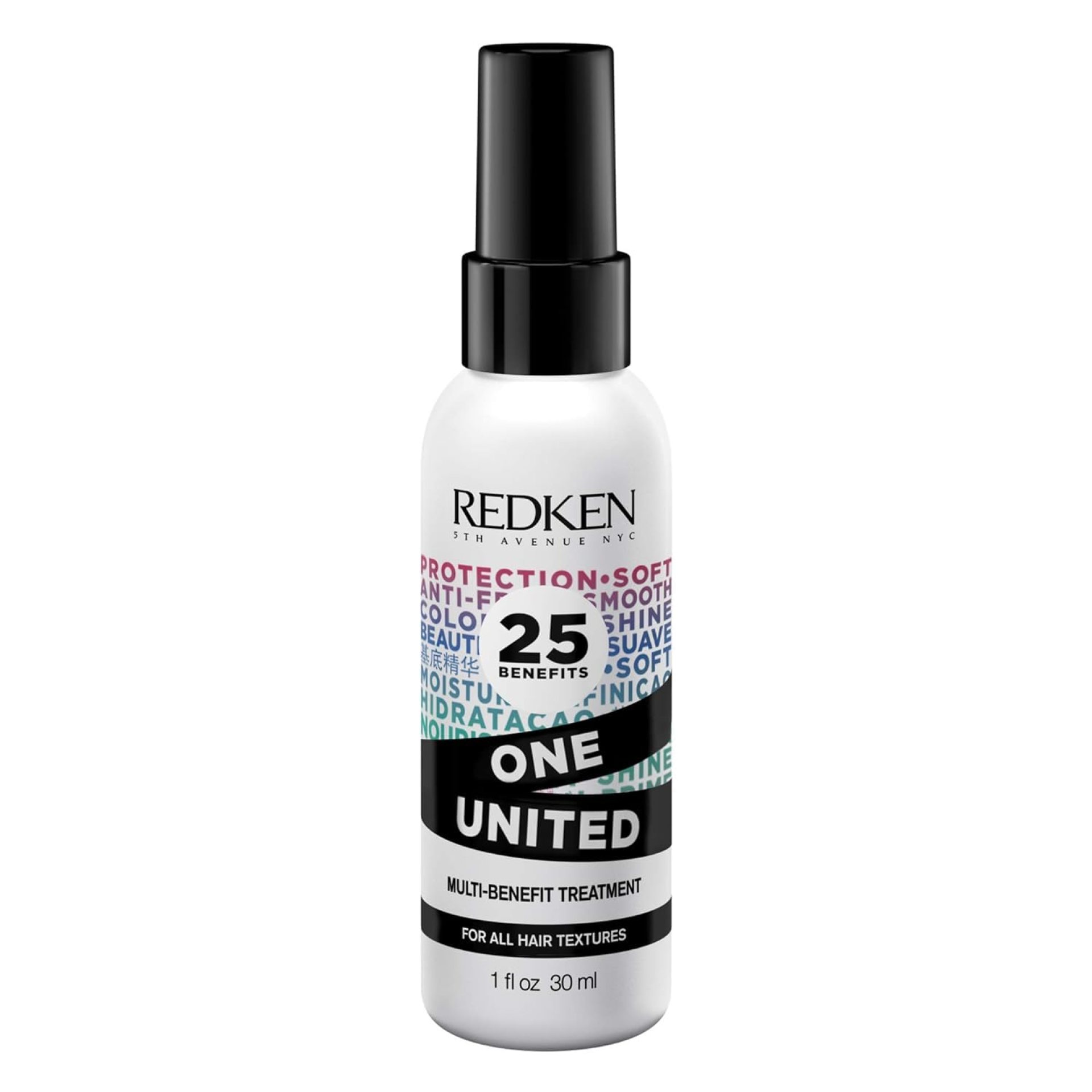Redken One United All-In-One Leave In Conditioner – Multi-Benefit Treatment For All Hair Types, Heat Protectant Spray, Paraben Free Redken One United All-In-One Leave In Conditioner – Multi-Benefit Treatment For All Hair Types, Heat Protectant Spray, Paraben Free