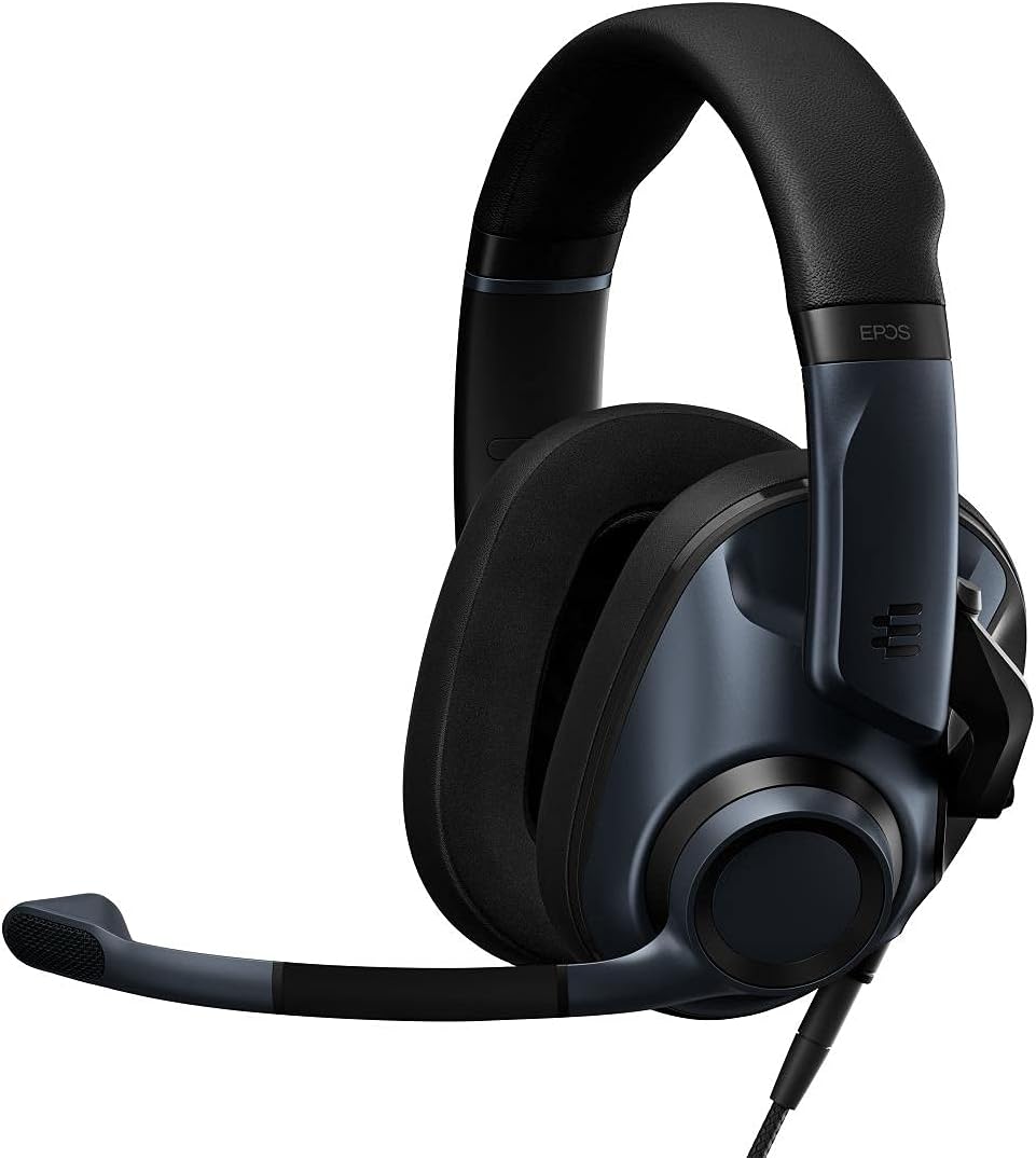 EPOS H6Pro – Closed Acoustic Gaming Headset – Over-Ear – Lightweight – Lift-to-Mute – For Xbox, PS4, PS5, PC/Windows – Accessories (Black) EPOS H6Pro – Closed Acoustic Gaming Headset – Over-Ear – Lightweight – Lift-to-Mute – For Xbox, PS4, PS5, PC/Windows – Accessories (Black)