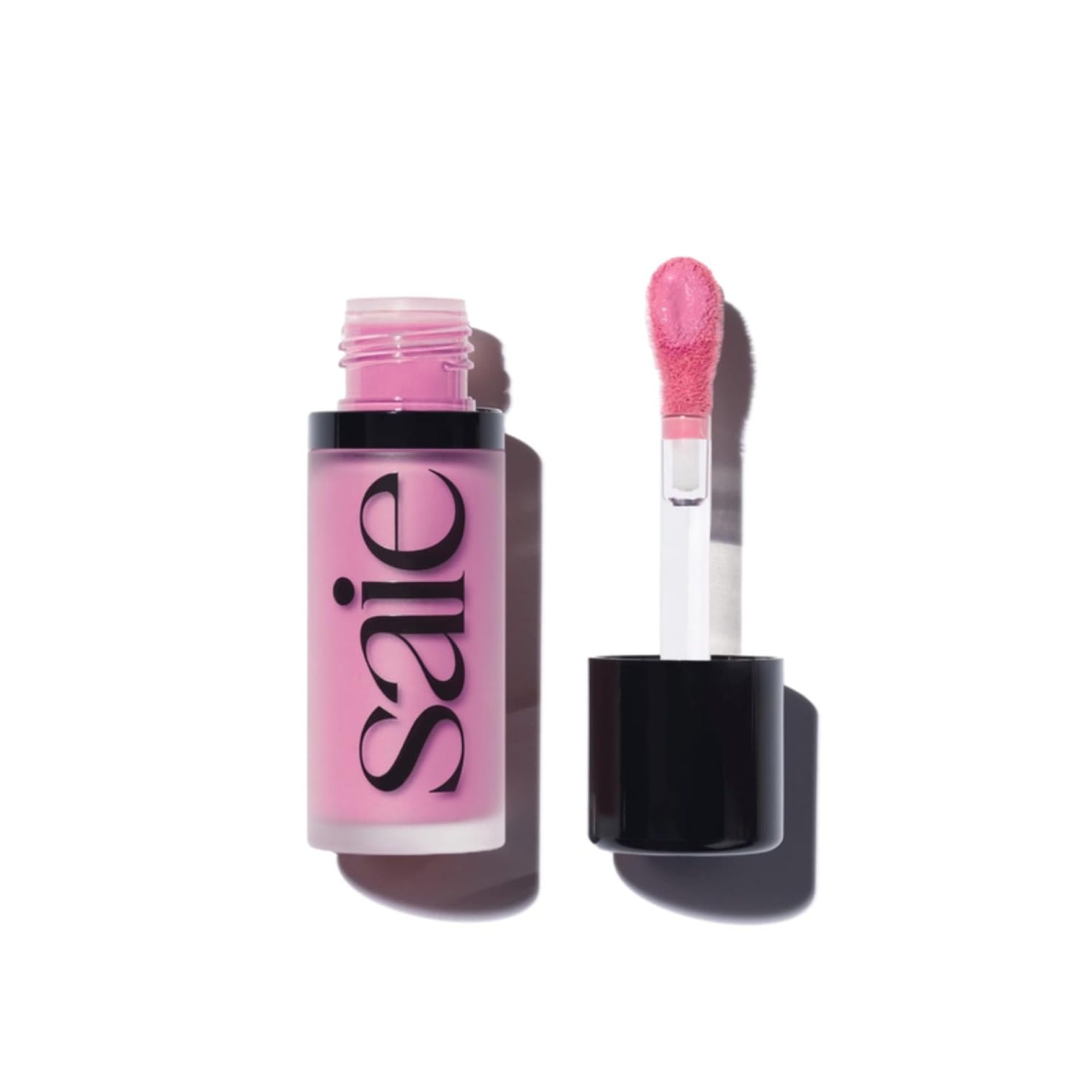 Saie Dew Blush – Lightweight Liquid Blush with a Blendable + Buildable Cream Finish – Dewy Cheek Tint with Doe Foot Wand Makeup Applicator – Baby (.40 oz) Saie Dew Blush – Lightweight Liquid Blush with a Blendable + Buildable Cream Finish – Dewy Cheek Tint with Doe Foot Wand Makeup Applicator – Baby (.40 oz)