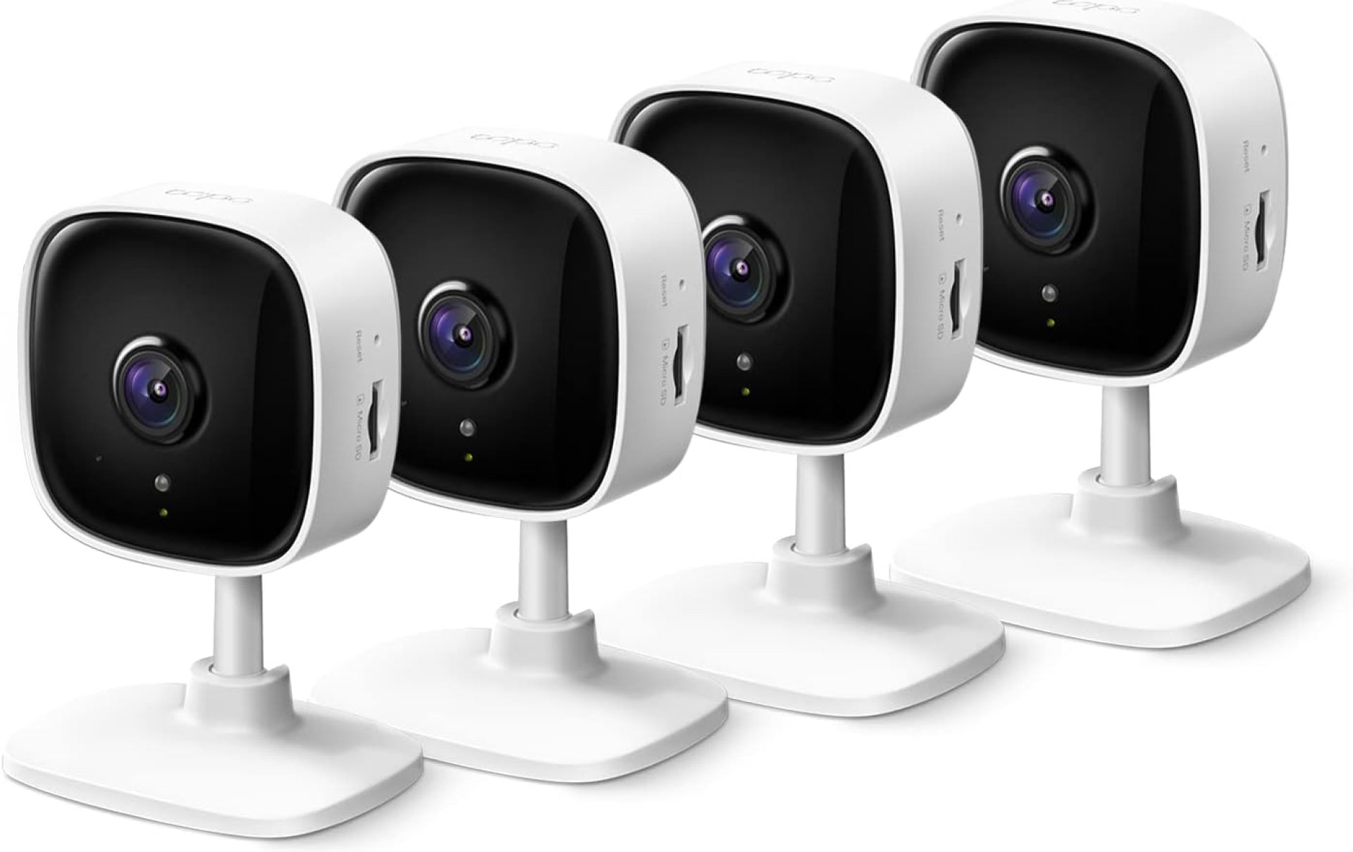 TP-Link Tapo 2K Security Camera for Baby Monitor, Dog Camera w/Motion Detection, 2-Way Audio Siren, Night Vision, Cloud & SD Card Storage, Works w/Alexa & Google Home, 4-Pack (Tapo C110P4) TP-Link Tapo 2K Security Camera for Baby Monitor, Dog Camera w/Motion Detection, 2-Way Audio Siren, Night Vision, Cloud & SD Card Storage, Works w/Alexa & Google Home, 4-Pack (Tapo C110P4)