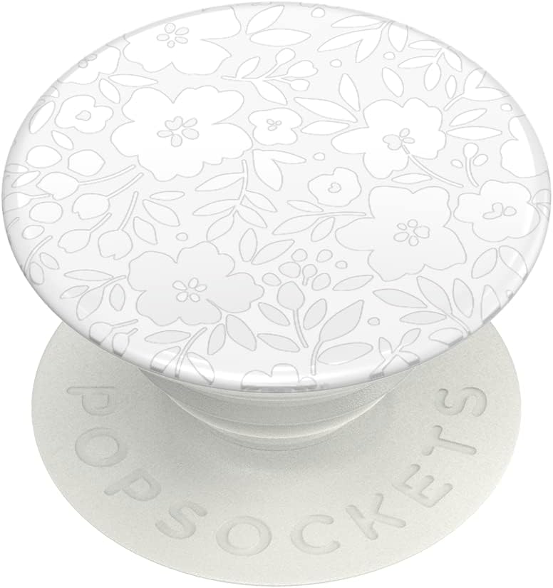 PopSockets Phone Grip with Expanding Kickstand, Floral – Blanc Fresh PopSockets Phone Grip with Expanding Kickstand, Floral – Blanc Fresh
