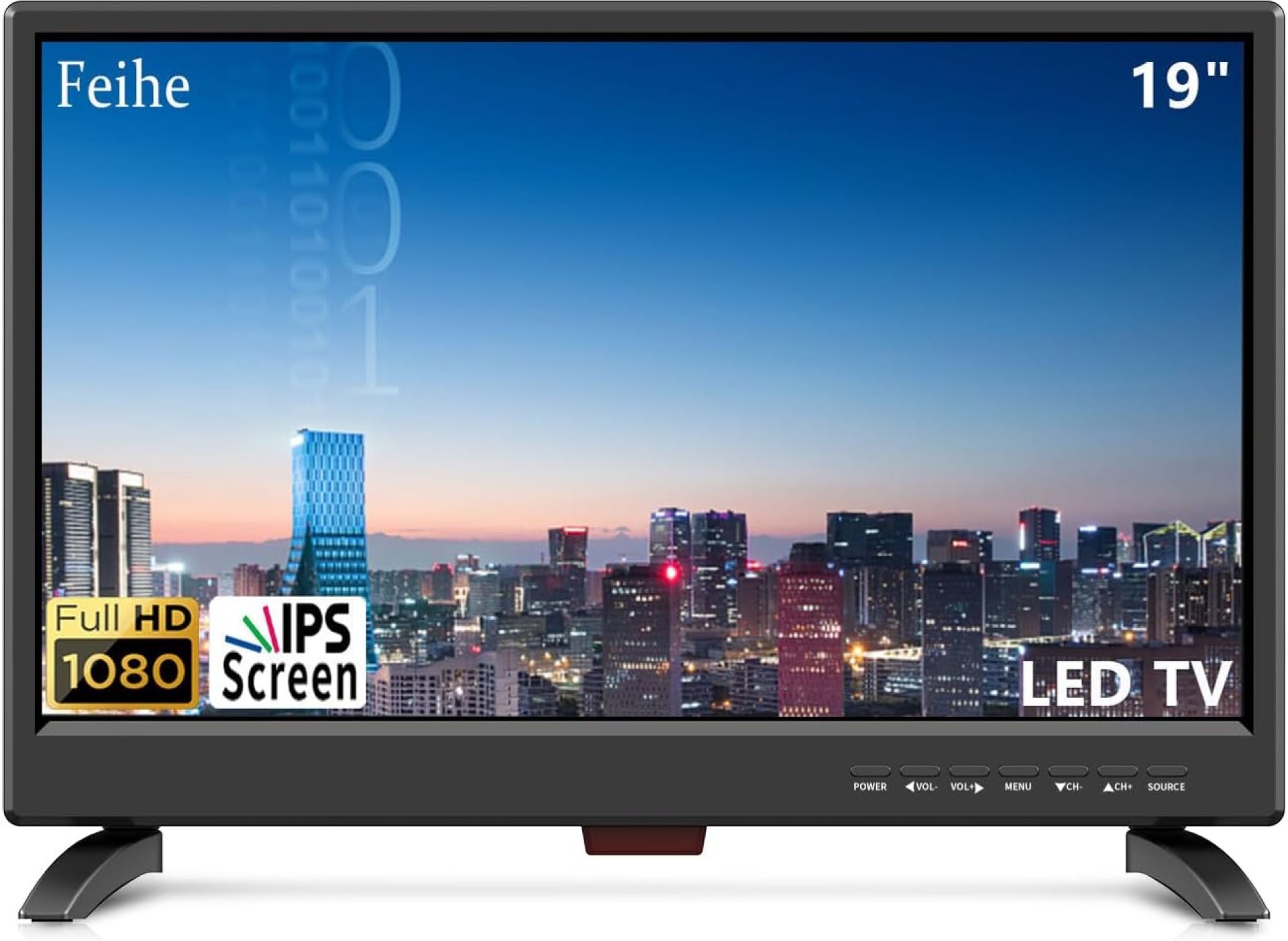 19 Inch TV, LED Widescreen TV with Digital ATSC Tuners HDMI/VGA/RCA/USB, 19 Inch Flat Screen TV w/Built in Dual Speakers for Kitchen and RV Camper(2023 Model) 19 Inch TV, LED Widescreen TV with Digital ATSC Tuners HDMI/VGA/RCA/USB, 19 Inch Flat Screen TV w/Built in Dual Speakers for Kitchen and RV Camper(2023 Model)