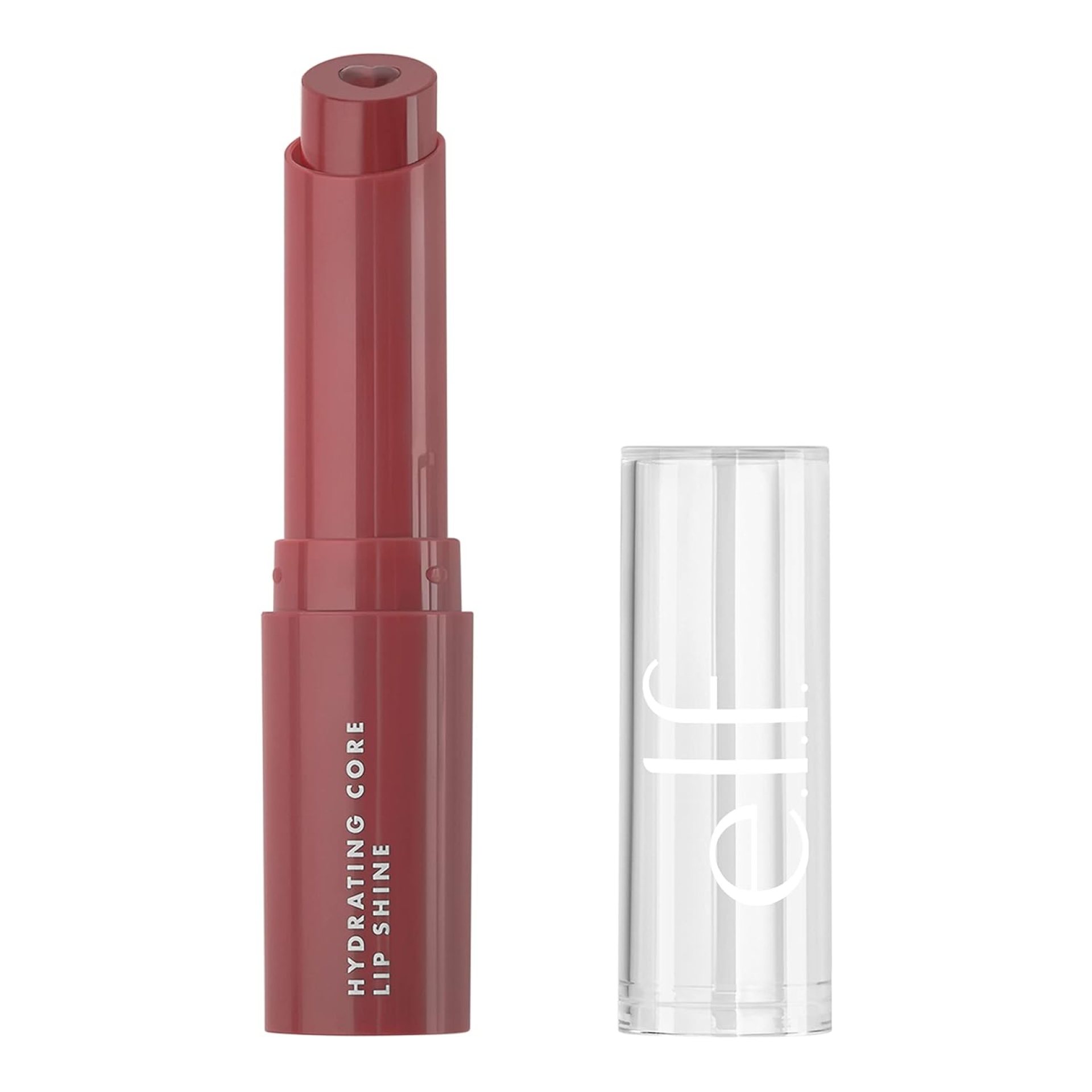 e.l.f. Hydrating Core Lip Shine, Conditioning & Nourishing Lip Balm, Sheer Color Tinted Chapstick, Happy, 0.09 Oz e.l.f. Hydrating Core Lip Shine, Conditioning & Nourishing Lip Balm, Sheer Color Tinted Chapstick, Happy, 0.09 Oz