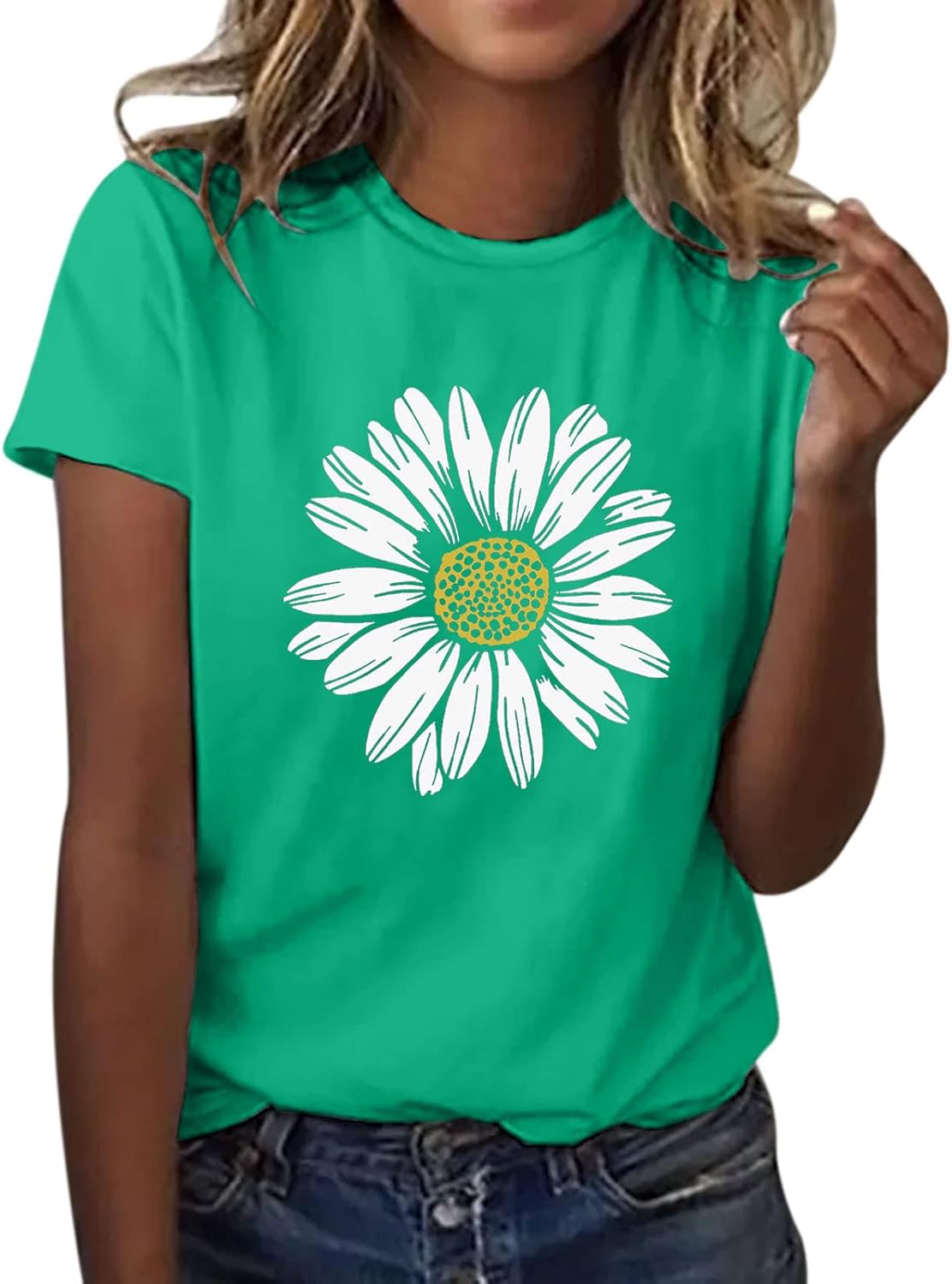 Womens Short Sleeve Tops,Women Round Neck Tshirt Short Sleeve Shirt Vintage Flower Graphic Print Tees Top Womens Short Sleeve Tops,Women Round Neck Tshirt Short Sleeve Shirt Vintage Flower Graphic Print Tees Top