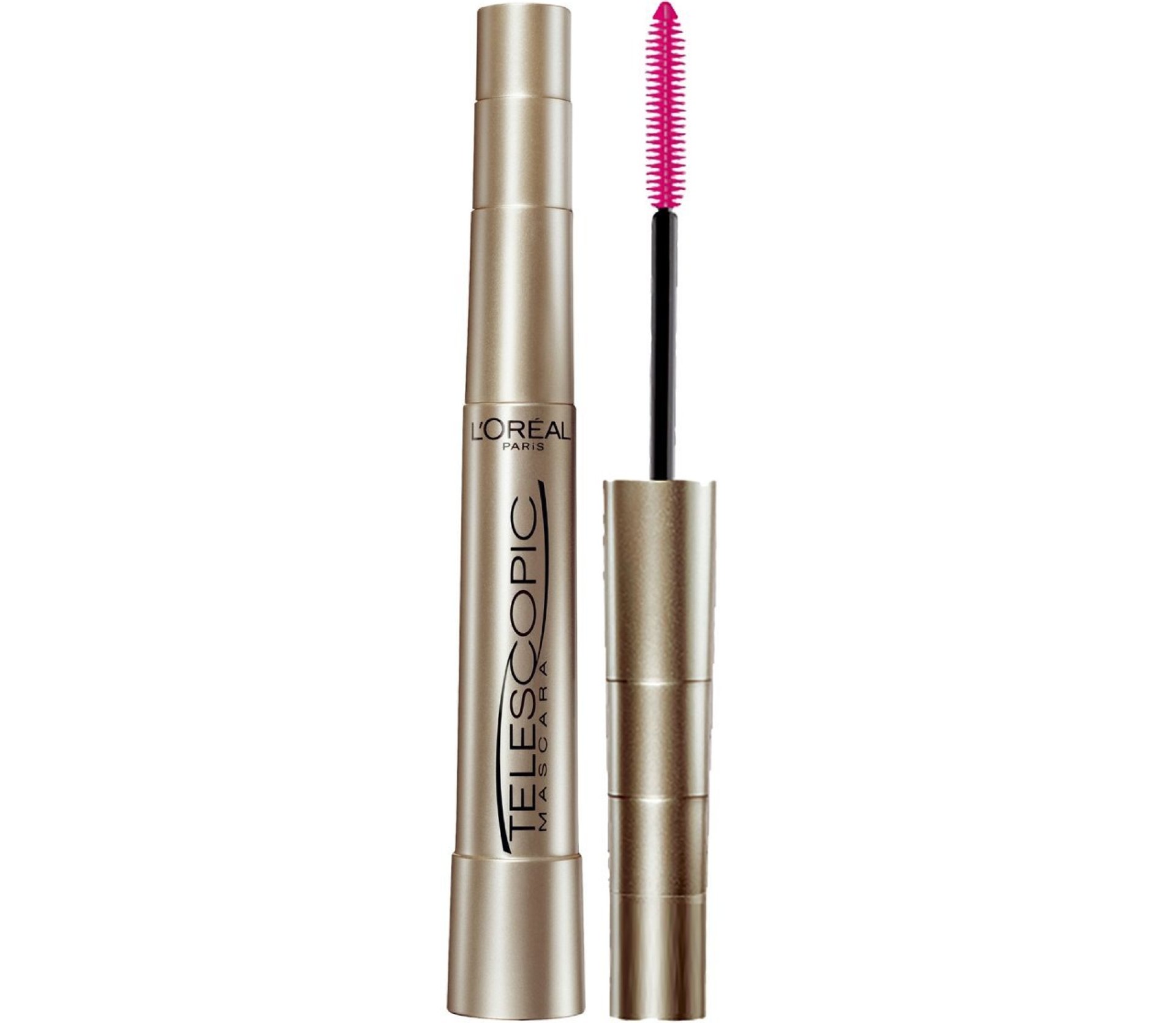 L’Oreal Paris Makeup Telescopic Original Lengthening Mascara, Blackest Black, 0.27 Fl Oz (1 Count) L’Oreal Paris Makeup Telescopic Original Lengthening Mascara, Blackest Black, 0.27 Fl Oz (1 Count)