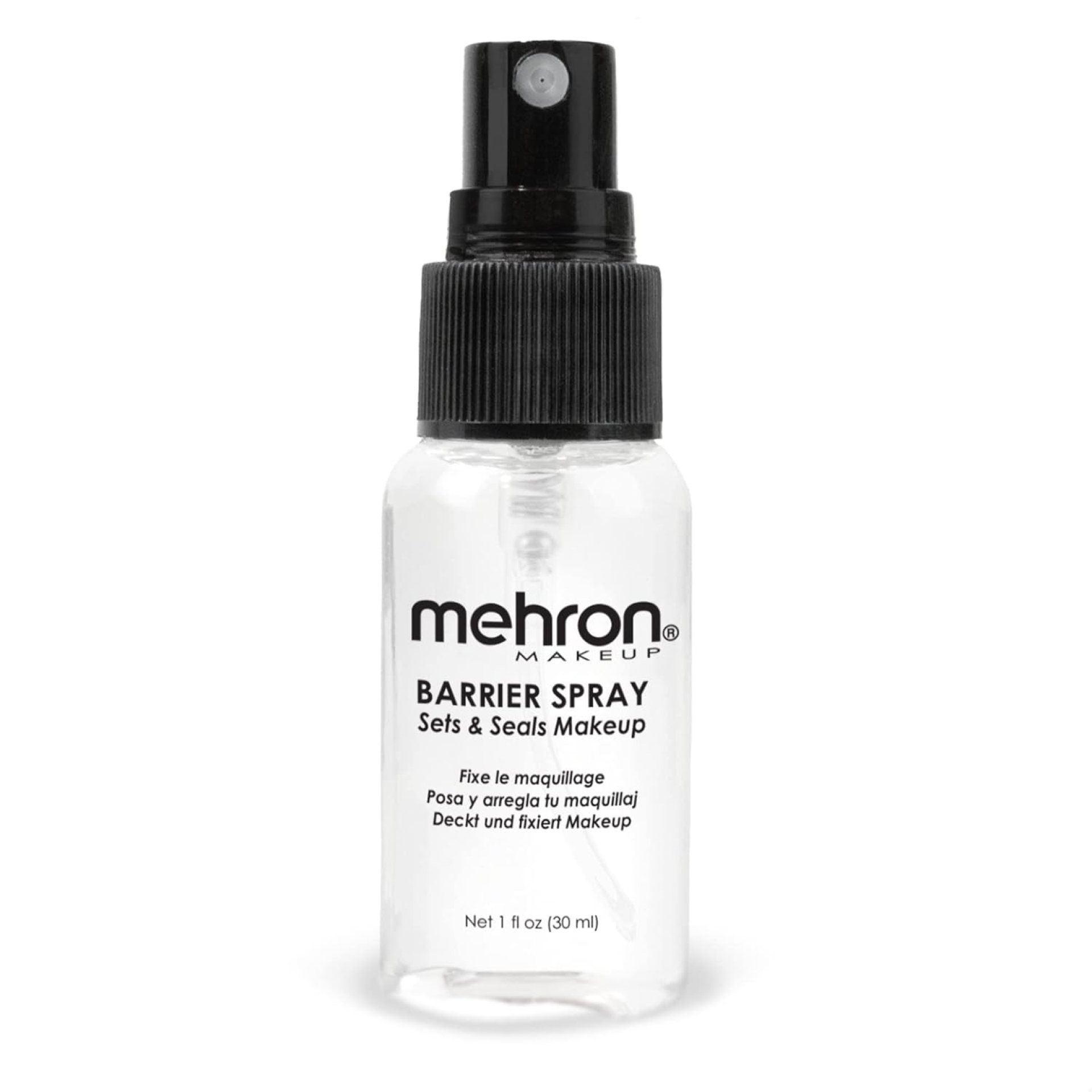 Mehron Makeup Barrier Spray | Makeup Setting Spray for Face 1 fl oz (29 ml) Mehron Makeup Barrier Spray | Makeup Setting Spray for Face 1 fl oz (29 ml)