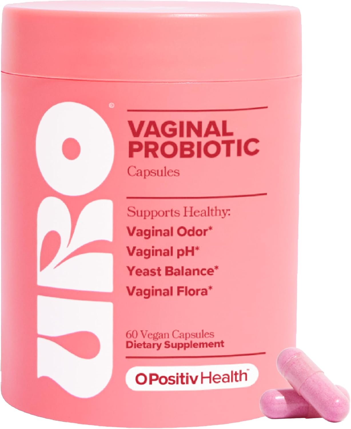 URO Vaginal Probiotics for Women pH Balance with Prebiotics & Lactobacillus Probiotic Blend – Women’s Vaginal Health Supplement – Promote Healthy Vaginal Odor & Vaginal Flora, 60 Count (Pack of 1) URO Vaginal Probiotics for Women pH Balance with Prebiotics & Lactobacillus Probiotic Blend – Women’s Vaginal Health Supplement – Promote Healthy Vaginal Odor & Vaginal Flora, 60 Count (Pack of 1)