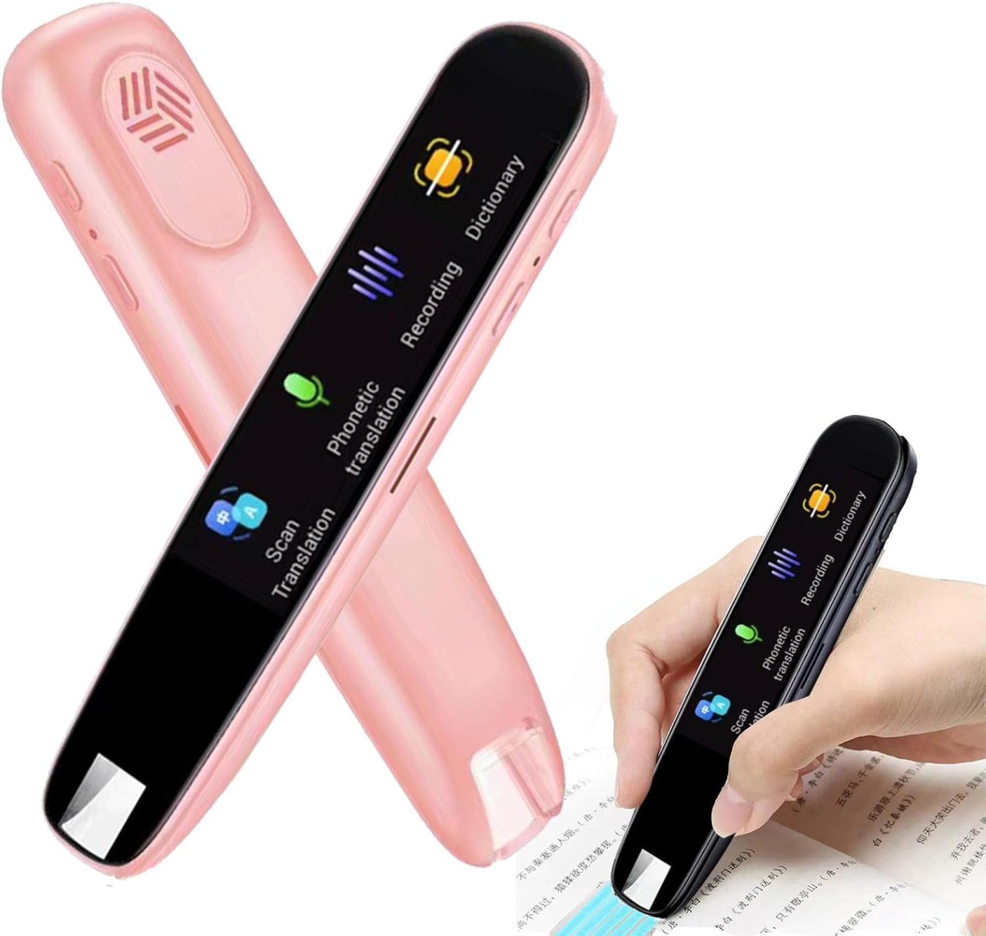 Traductor De Voz Instantaneo 2024, Amigo Language Translator Device No WiFi Needed, 112 Languages Translation Pen Traductor Inteligente,Real Time Translator Pen with WiFi/Offline/Photo Support (Pink) Traductor De Voz Instantaneo 2024, Amigo Language Translator Device No WiFi Needed, 112 Languages Translation Pen Traductor Inteligente,Real Time Translator Pen with WiFi/Offline/Photo Support (Pink)