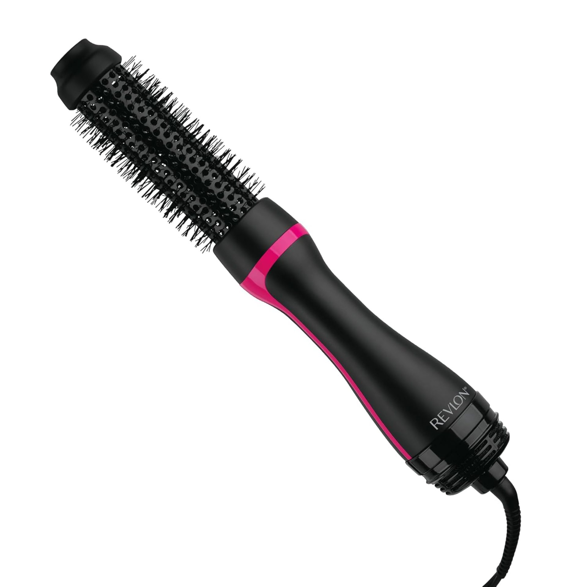 REVLON One-Step Hair Dryer and Styler – Root Booster Round Brush for Styling, Dryer Brush for Fast and Easy Salon-Quality Blowout, More Shine and Less Frizz (1-1/2 in) REVLON One-Step Hair Dryer and Styler – Root Booster Round Brush for Styling, Dryer Brush for Fast and Easy Salon-Quality Blowout, More Shine and Less Frizz (1-1/2 in)
