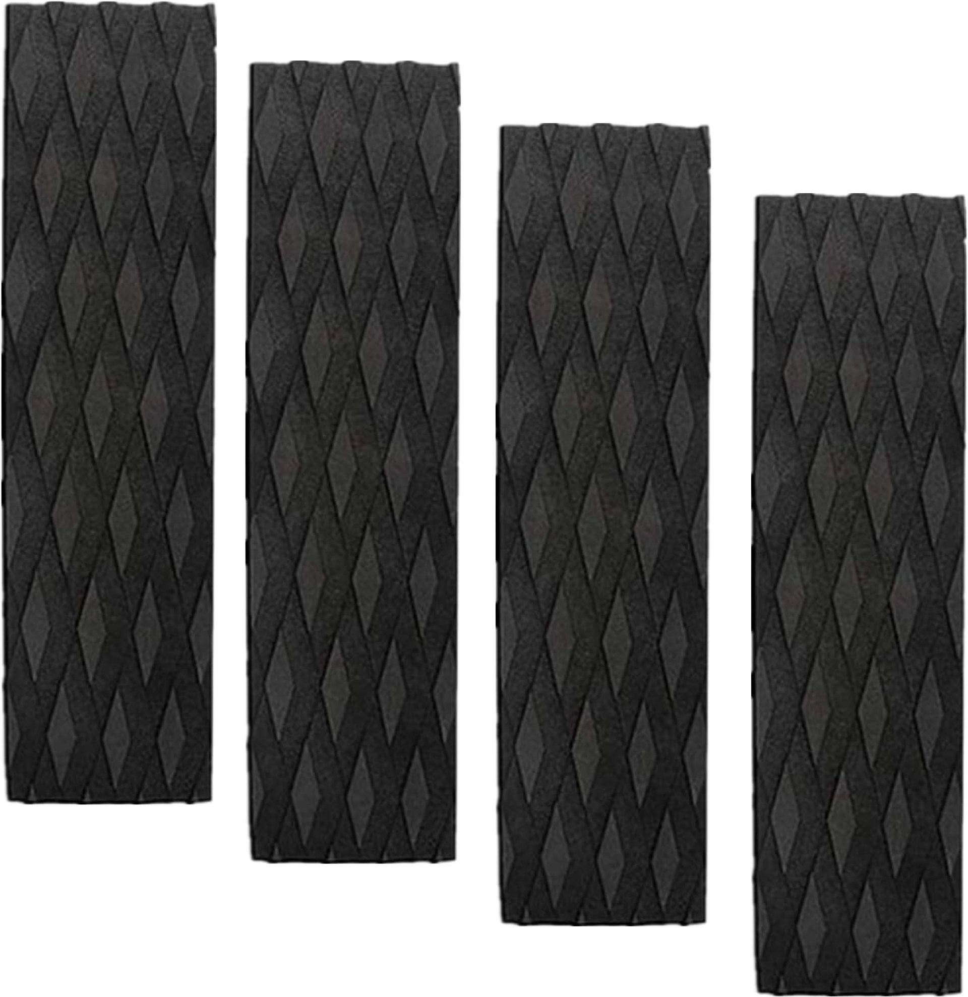 Surfboard Traction Pads, 4Pieces Black Surfing Front Traction Anti-Slip Pad for Surfboards, Skimboards, Shortboards, Longboards and Kayak Surfboard Traction Pads, 4Pieces Black Surfing Front Traction Anti-Slip Pad for Surfboards, Skimboards, Shortboards, Longboards and Kayak