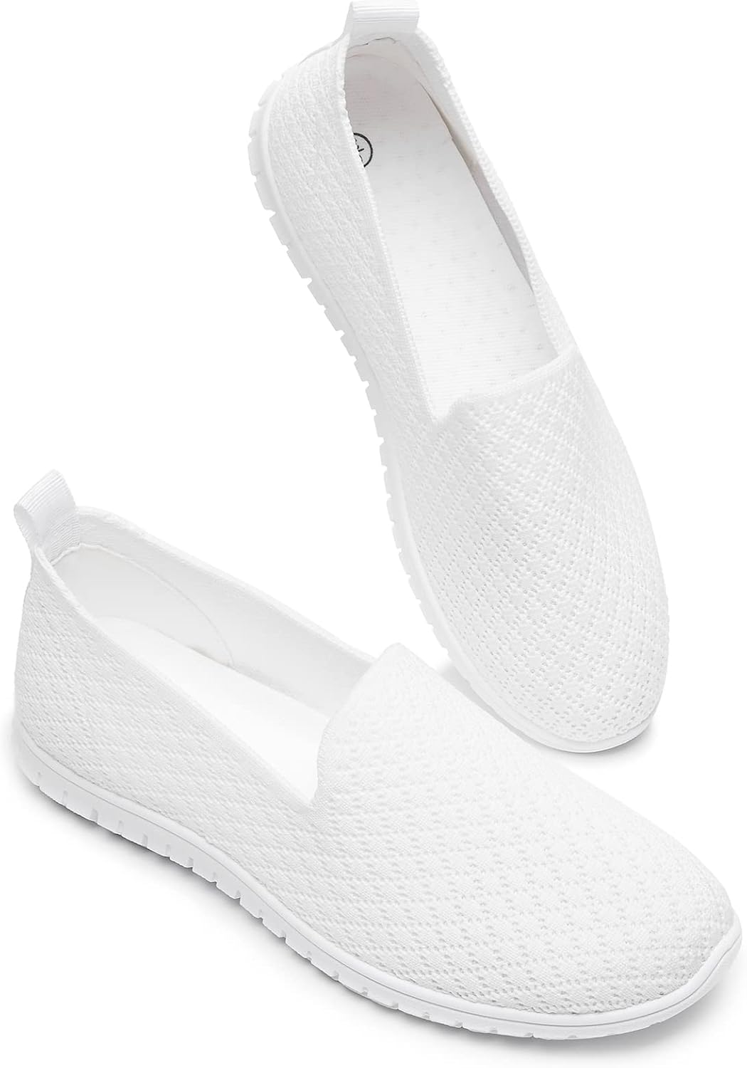 BABUDOG Women’s Mesh Flats Shoes Breathable Slip on Shoes Casual Black and White Flats Comfortable Walking Shoes BABUDOG Women’s Mesh Flats Shoes Breathable Slip on Shoes Casual Black and White Flats Comfortable Walking Shoes
