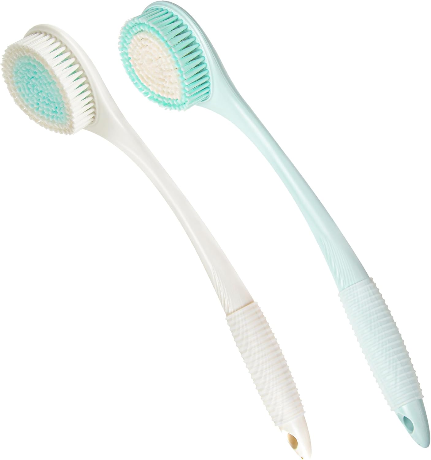 BEDELITE Back Bath Brush Long Handle for Shower of 2 – Soft Shower Brush for Men & Women,Back Brush Scrubber – 16.4″ Long Skin Exfoliator for Bath Scrubber Body Brush(2 Pack, Blue & Ivory) BEDELITE Back Bath Brush Long Handle for Shower of 2 – Soft Shower Brush for Men & Women,Back Brush Scrubber – 16.4″ Long Skin Exfoliator for Bath Scrubber Body Brush(2 Pack, Blue & Ivory)