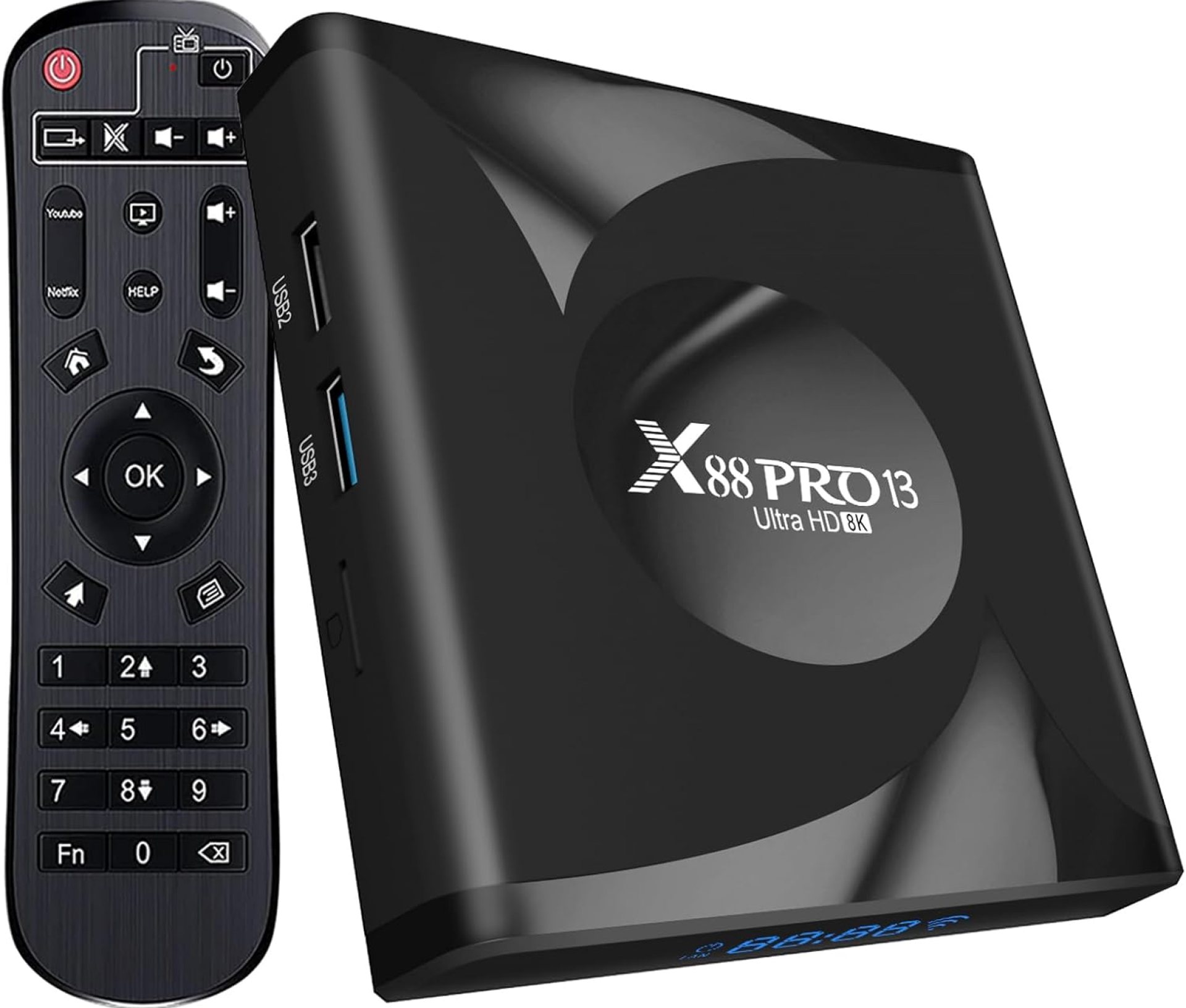 Android TV Box 13.0, Android Box Quad core 64bit CPU 4GB RAM 32GB ROM with 8K HD 3D HDR10+ Android Smart Box for TV Support WiFi6 Ethernet Bluetooth USB3.0 Android TV Box 13.0, Android Box Quad core 64bit CPU 4GB RAM 32GB ROM with 8K HD 3D HDR10+ Android Smart Box for TV Support WiFi6 Ethernet Bluetooth USB3.0