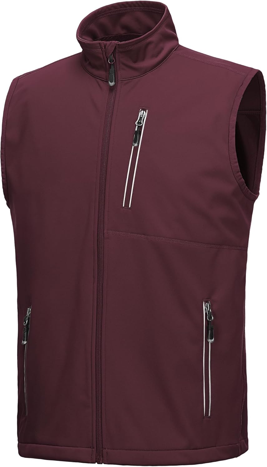 33,000ft Men’s Windproof Lightweight Golf Vest Outerwear with Pockets, Softshell Sleeveless Jacket for Running Hiking Sports 33,000ft Men’s Windproof Lightweight Golf Vest Outerwear with Pockets, Softshell Sleeveless Jacket for Running Hiking Sports